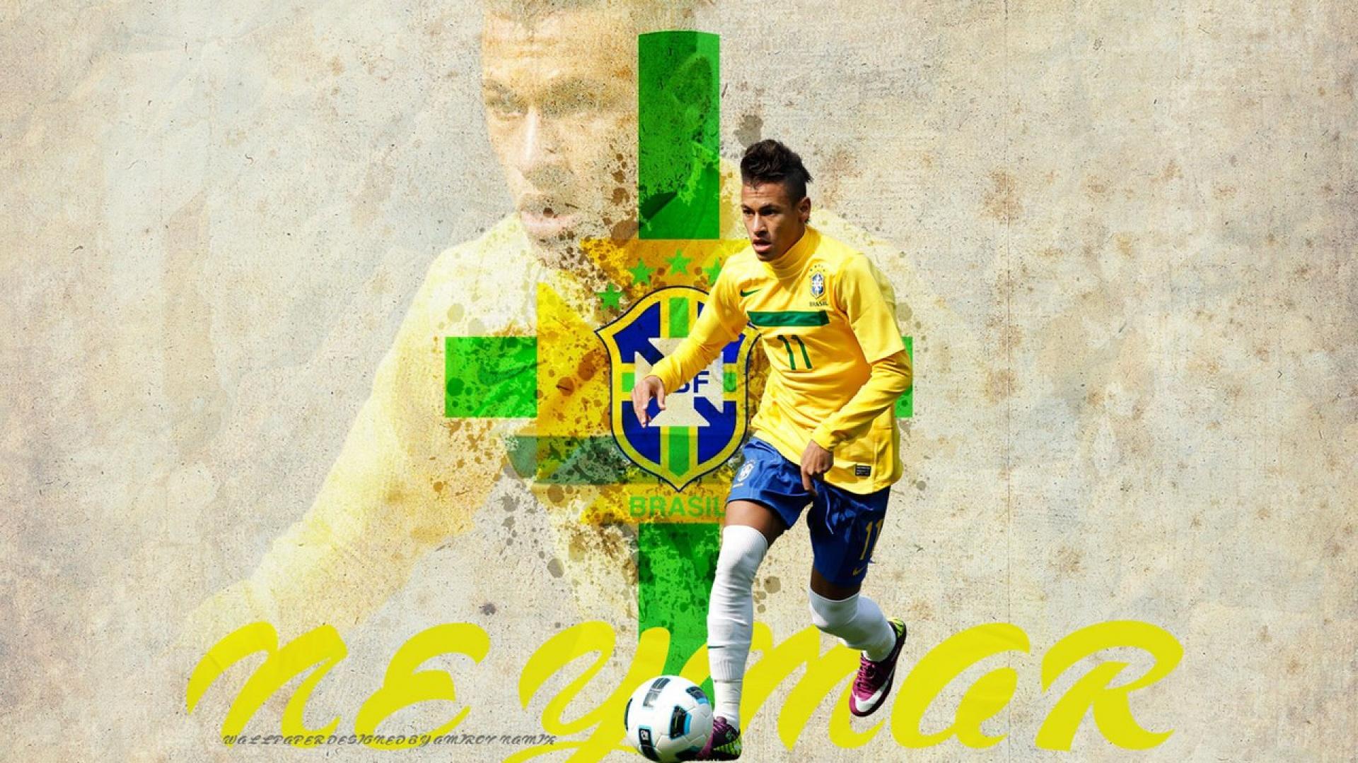 Amazing Neymar Wallpaper - Neymar Brazil Neymar Wallpaper Hd , HD Wallpaper & Backgrounds