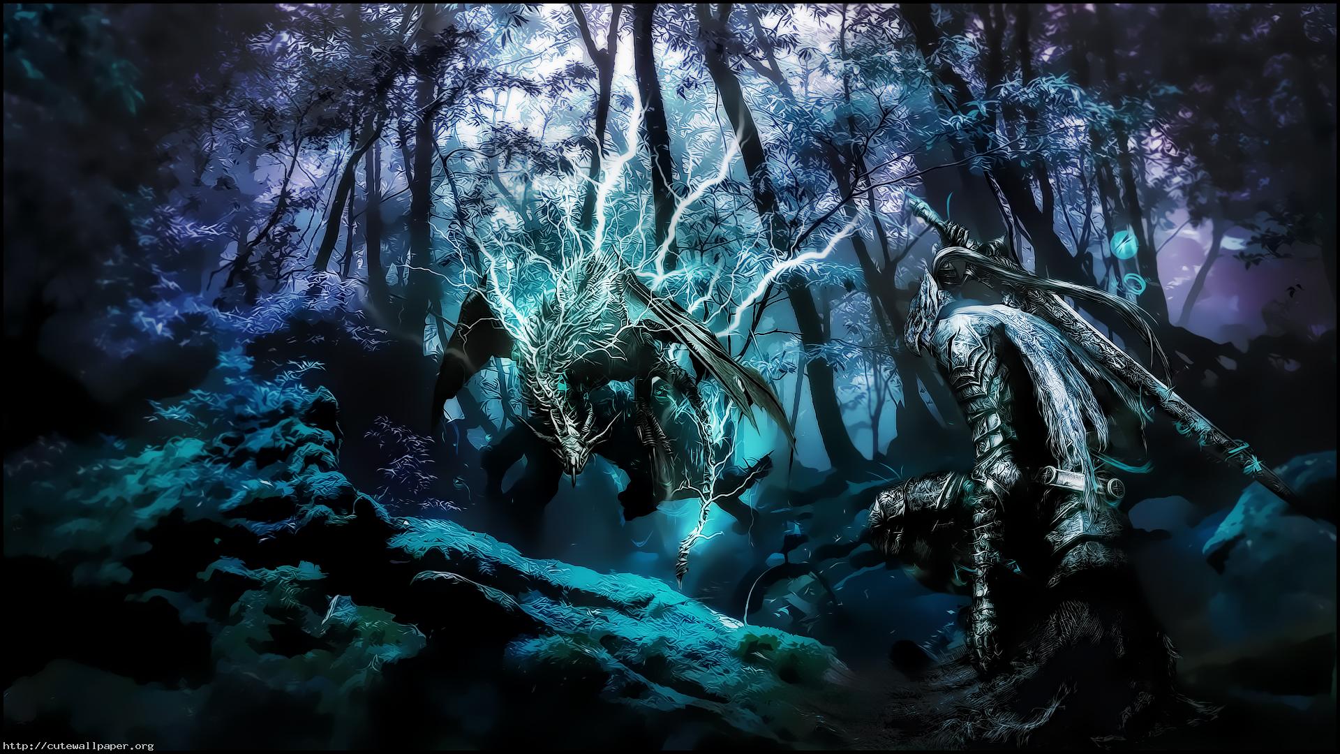 Dark Souls Hd Wallpaper Id - Old-growth Forest , HD Wallpaper & Backgrounds