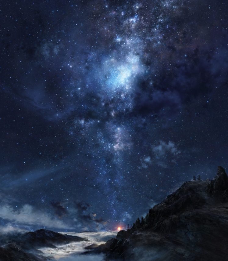 Night Galaxy Hd , HD Wallpaper & Backgrounds