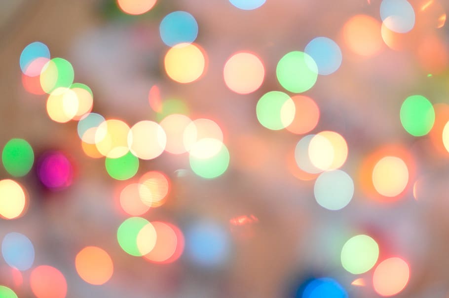 Defocused Image Of Illuminated Christmas Lights, Background, - Design Lights Background , HD Wallpaper & Backgrounds