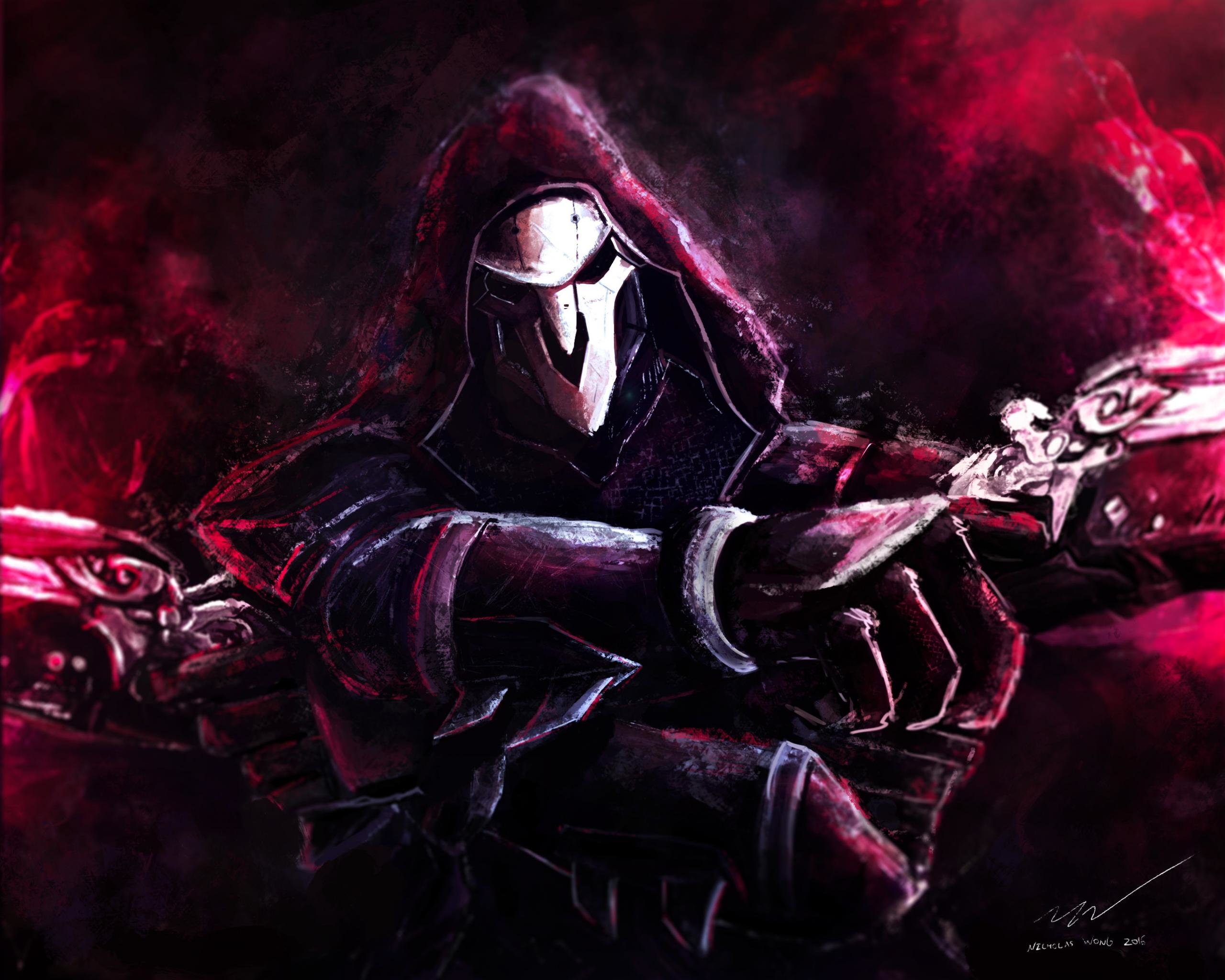 Best Reaper Wallpaper Id - Overwatch Channel Art For Youtube , HD Wallpaper & Backgrounds