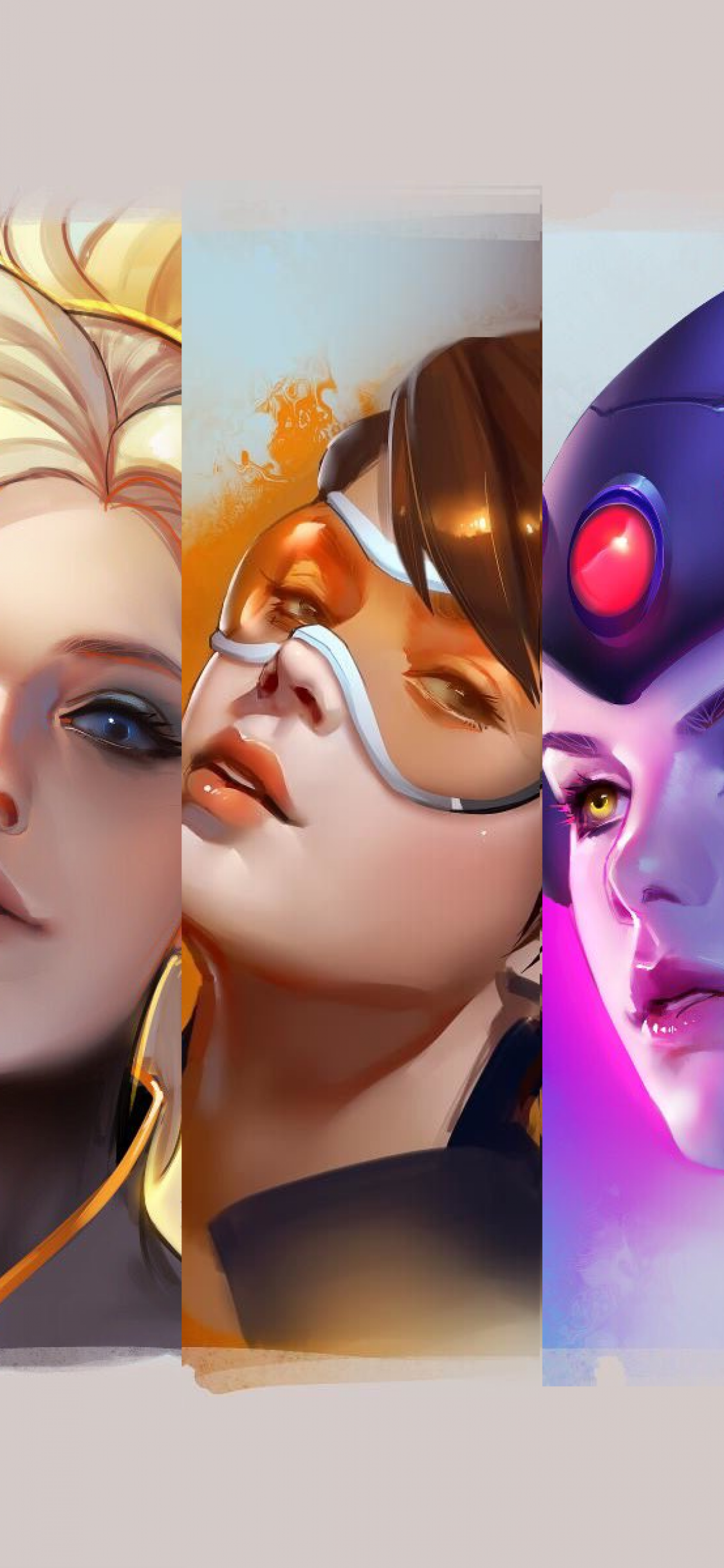 Iphone X Overwatch Wallpaper - Overwatch Mercy And Widowmaker , HD Wallpaper & Backgrounds