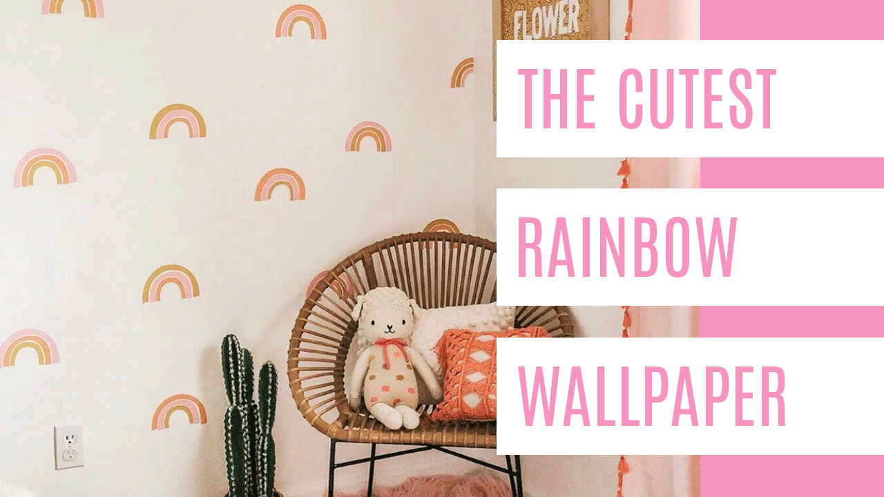 Rainbow Accent Wall , HD Wallpaper & Backgrounds