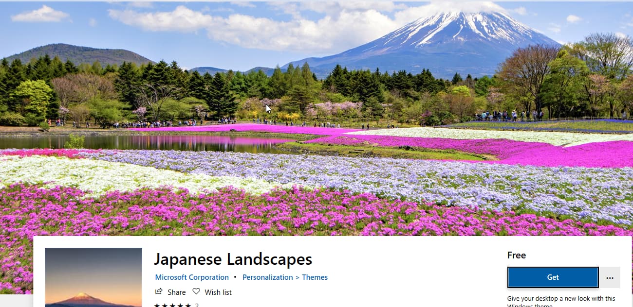 Japanese Landscapes Windows 10 Theme - Japan Landscape , HD Wallpaper & Backgrounds