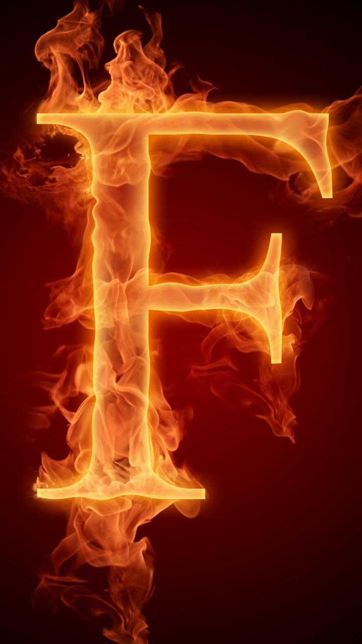 Fire, F, Letter, The Flame, Litera, Alphabet Photo - Letter F On Fire , HD Wallpaper & Backgrounds