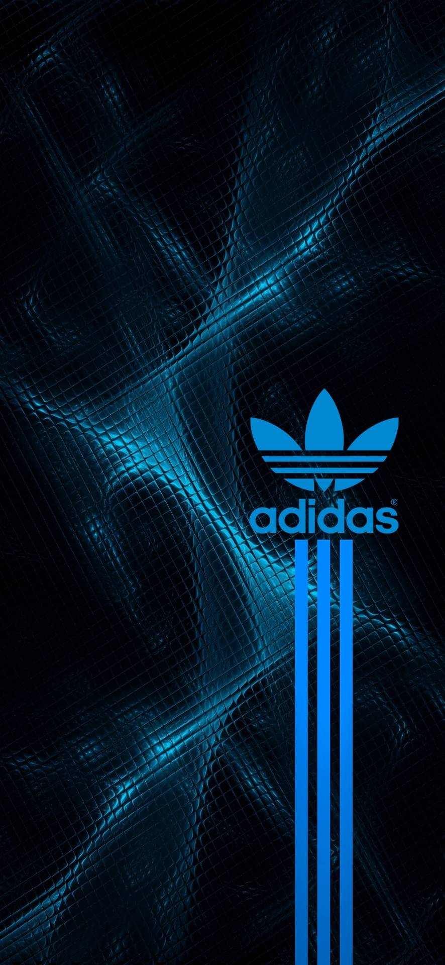 Adidas Homescreen Wallpaper - Fondo Adidas En Azul , HD Wallpaper & Backgrounds