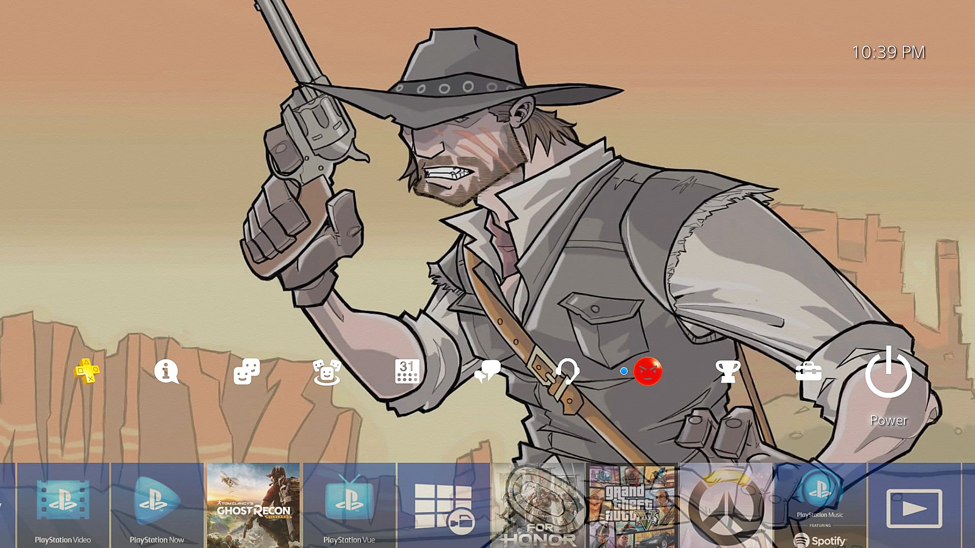 Red Dead Redemption Theme Ps4 , HD Wallpaper & Backgrounds