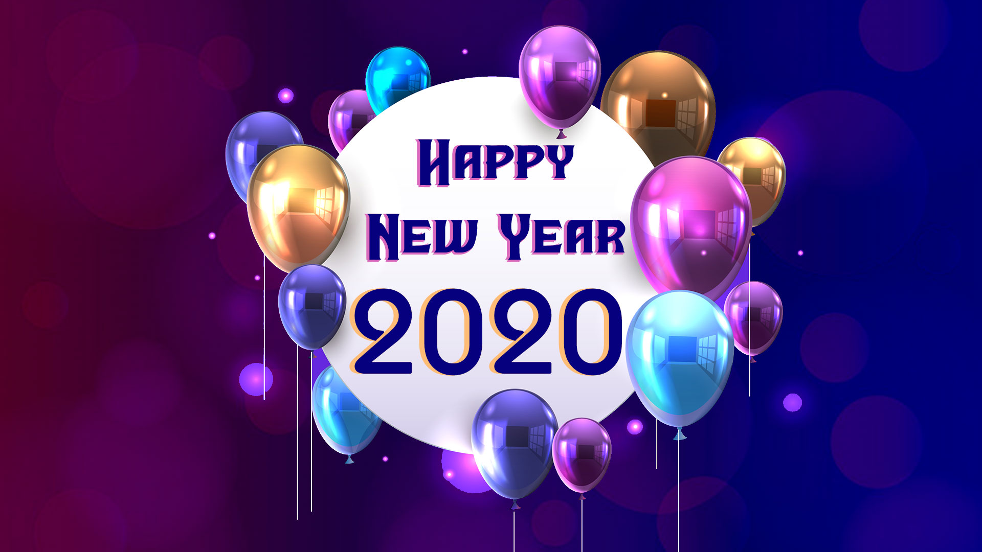 Happy New Year Greetings - Happy New Year 2020 Image Hd , HD Wallpaper & Backgrounds