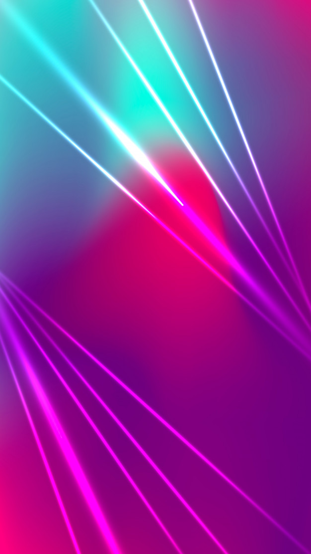 Futuristic Blurred Mobile Wallpaper With Neon Light - Papel De Parede Neon , HD Wallpaper & Backgrounds