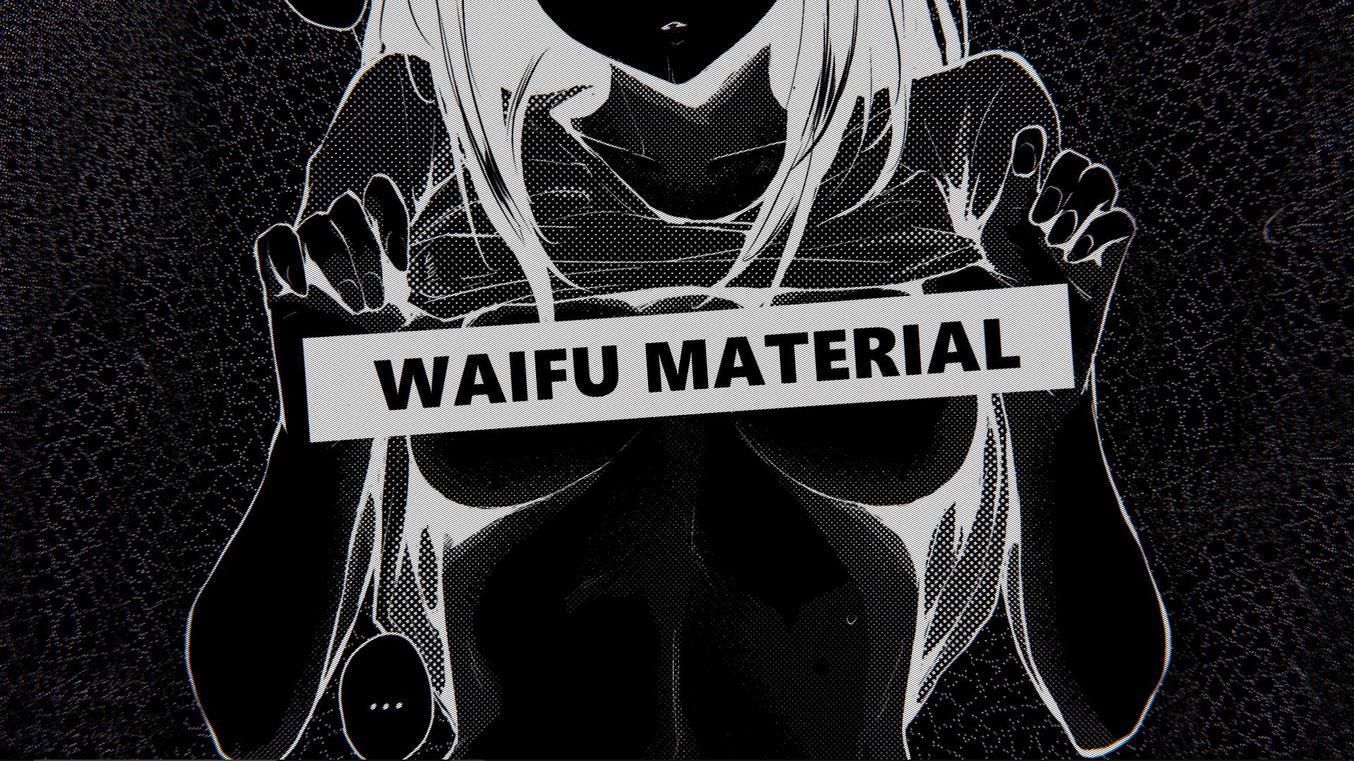 Waifu Material , HD Wallpaper & Backgrounds