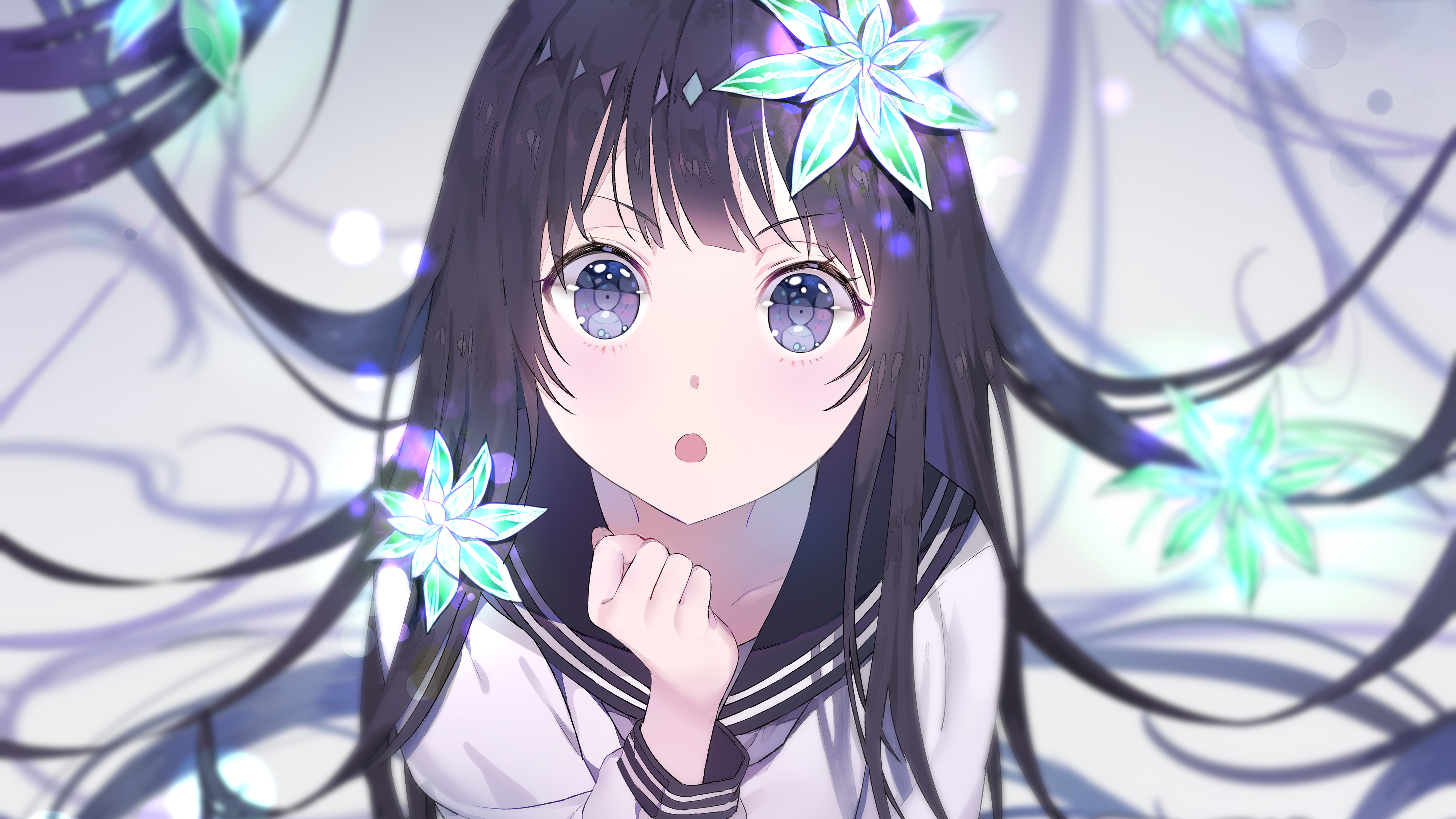 Cute Anime Girl 4k - Anime Girl , HD Wallpaper & Backgrounds