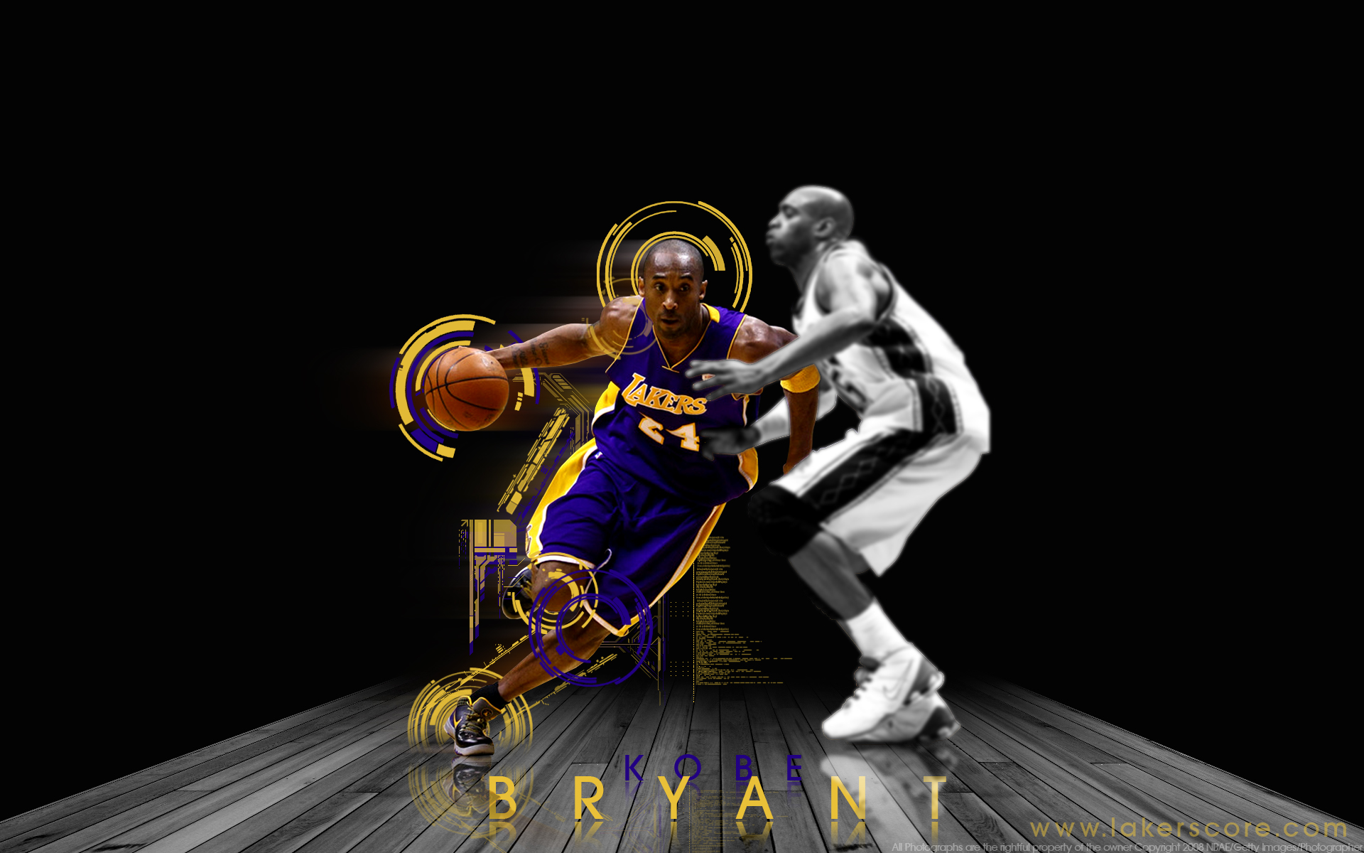 Kobe Bryant Wallpaper Black , HD Wallpaper & Backgrounds