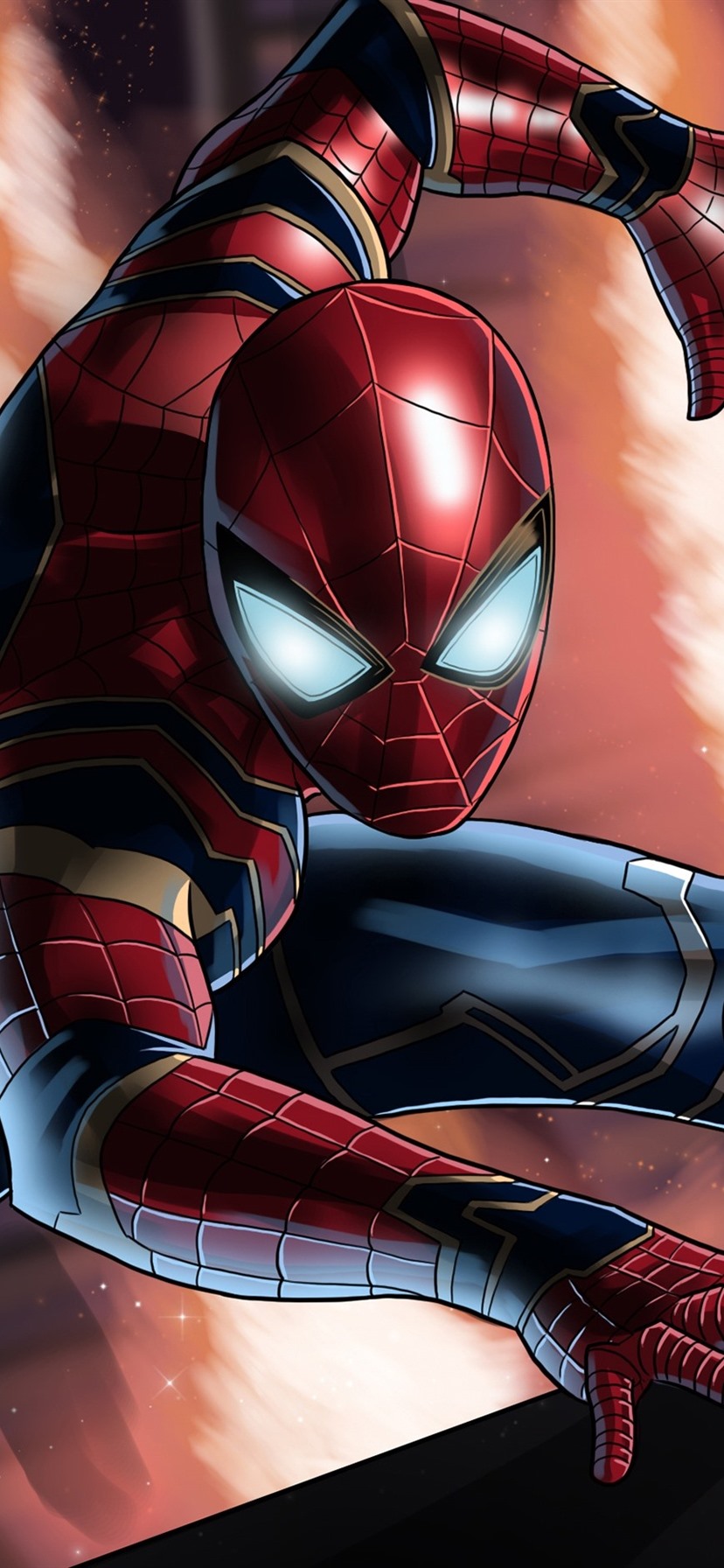 Iphone Wallpaper Spider-man, Dc Comic, Superhero - Avengers Infinity Iron Spider Hd , HD Wallpaper & Backgrounds