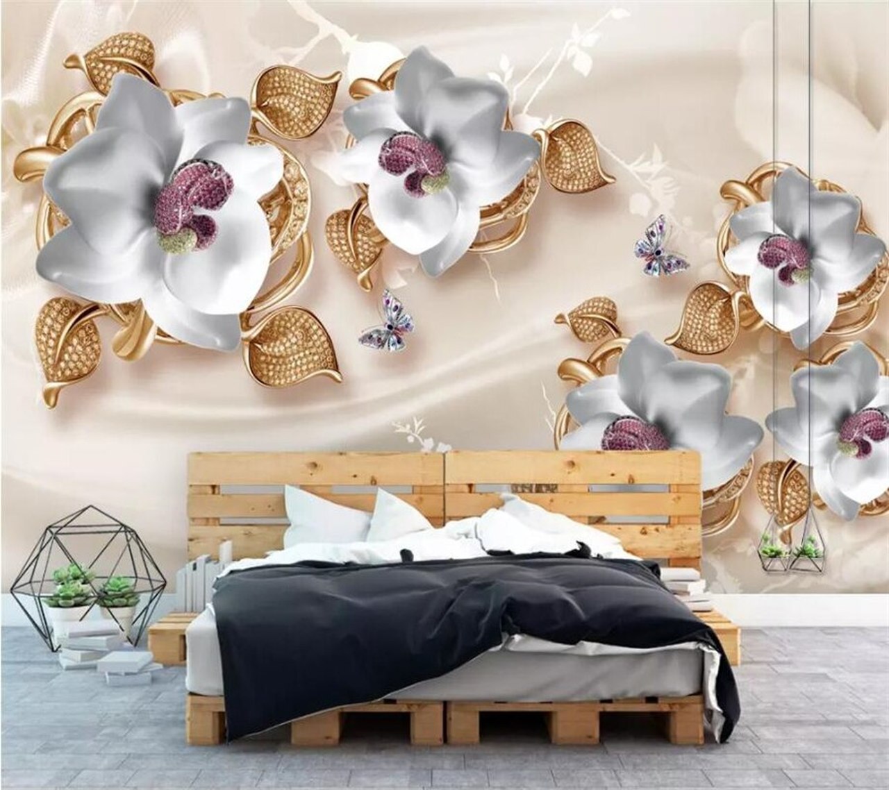 Bedroom Custom Wall Painting , HD Wallpaper & Backgrounds