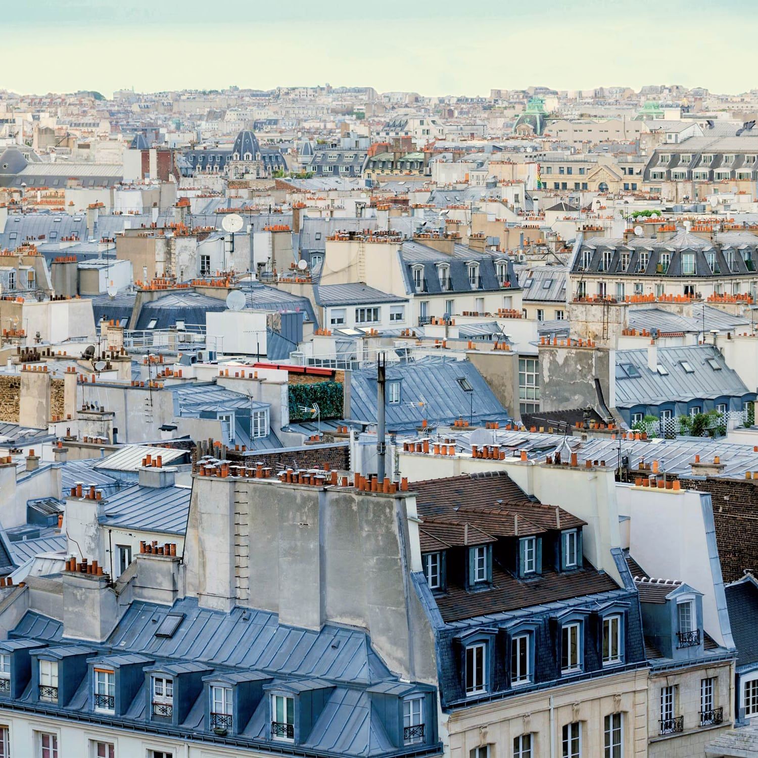 Rooftop Of Paris Wallpaper - Papier Peint Toits De Paris , HD Wallpaper & Backgrounds