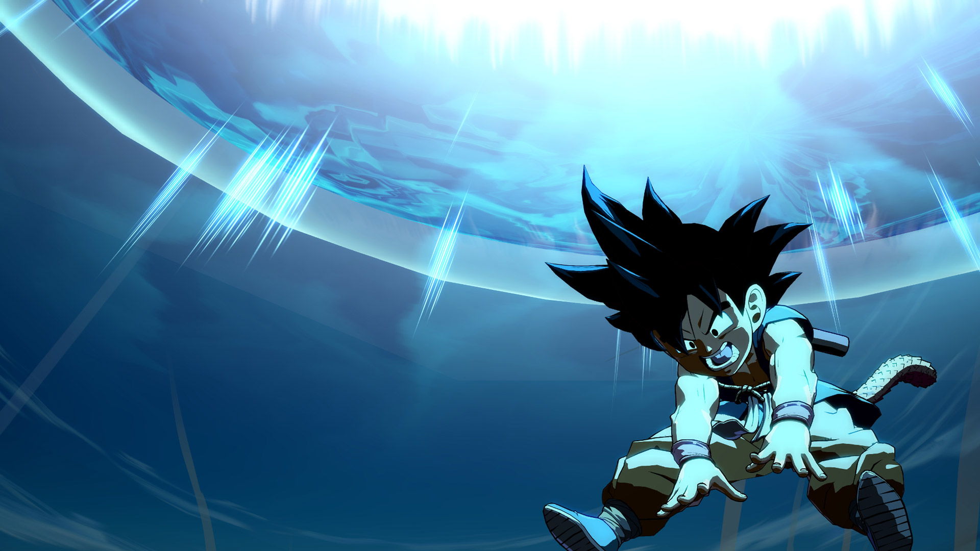 Dragon Ball Fighterz Wallpaper In - Gt Goku Spirit Bomb , HD Wallpaper & Backgrounds