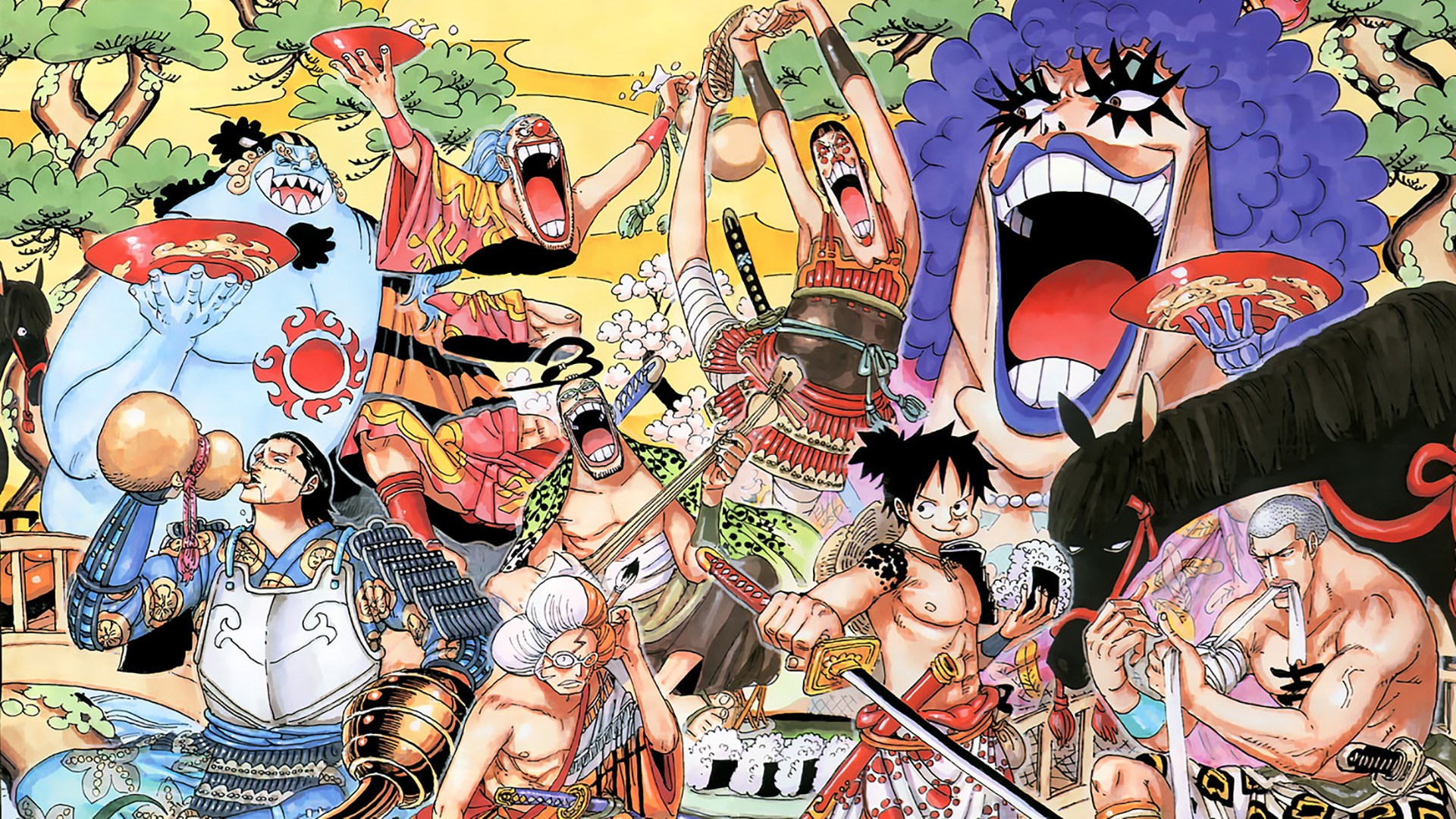 1080p One Piece Background , HD Wallpaper & Backgrounds