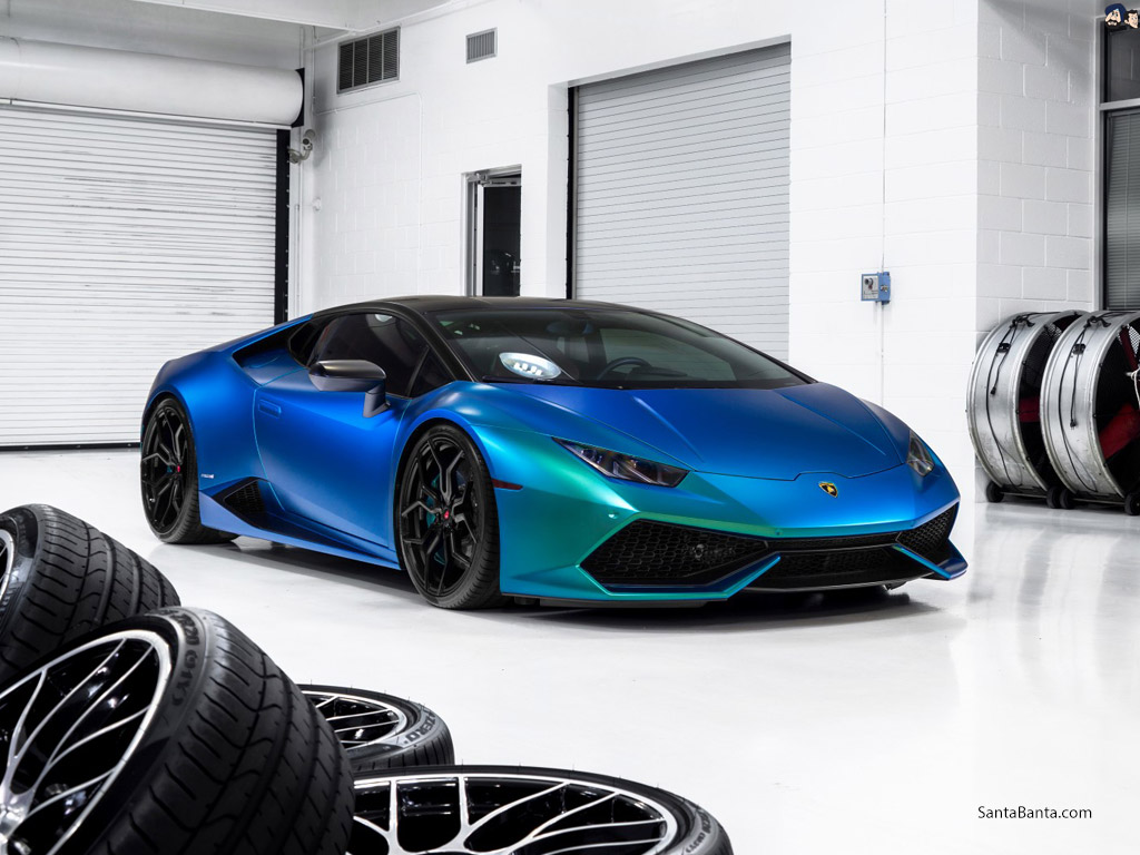 Blue Green Lamborghini Huracan , HD Wallpaper & Backgrounds
