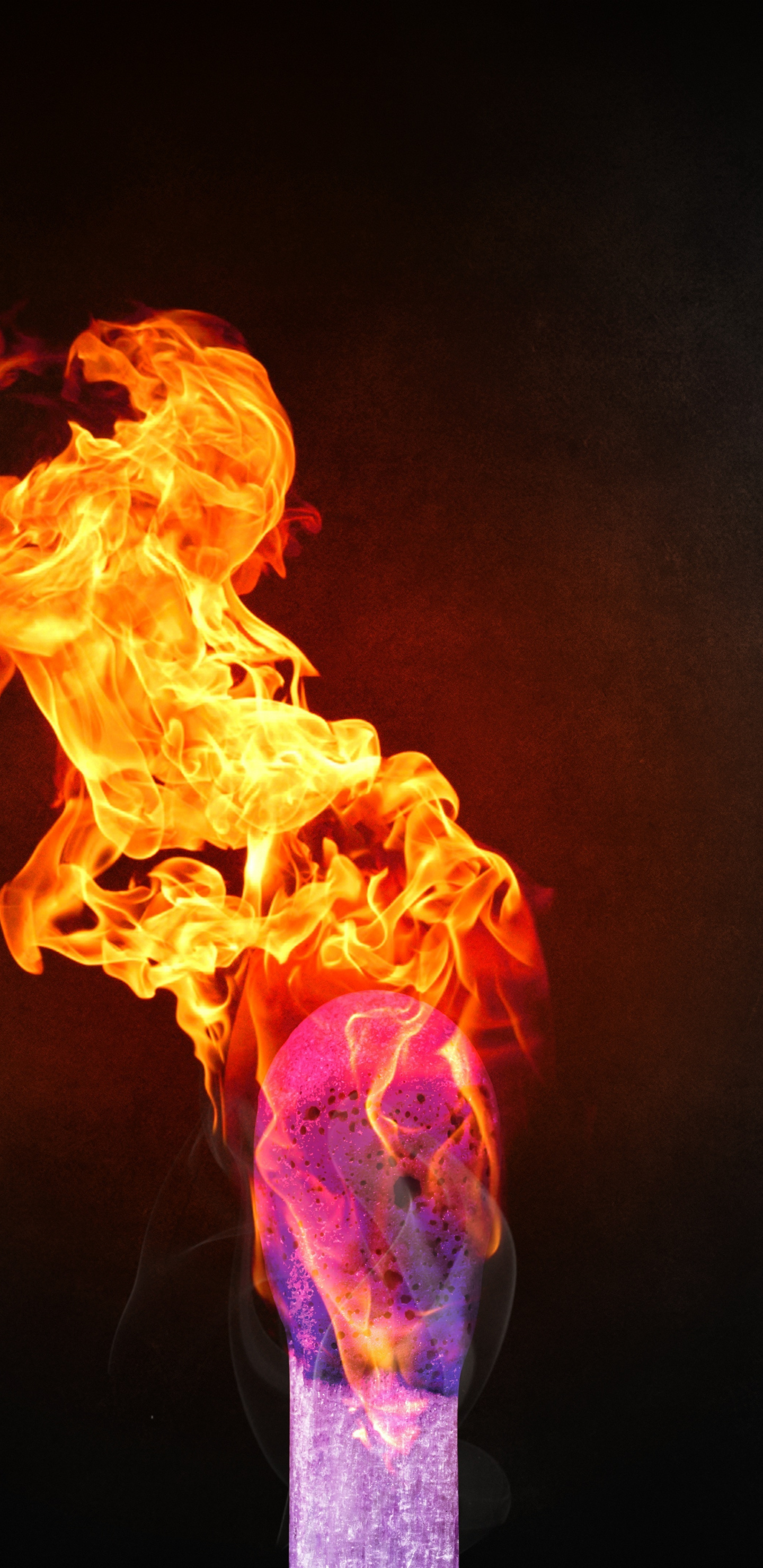 Match On Fire, Digital Art, Dark, Wallpaper - Fire Wallpaper 4k , HD Wallpaper & Backgrounds