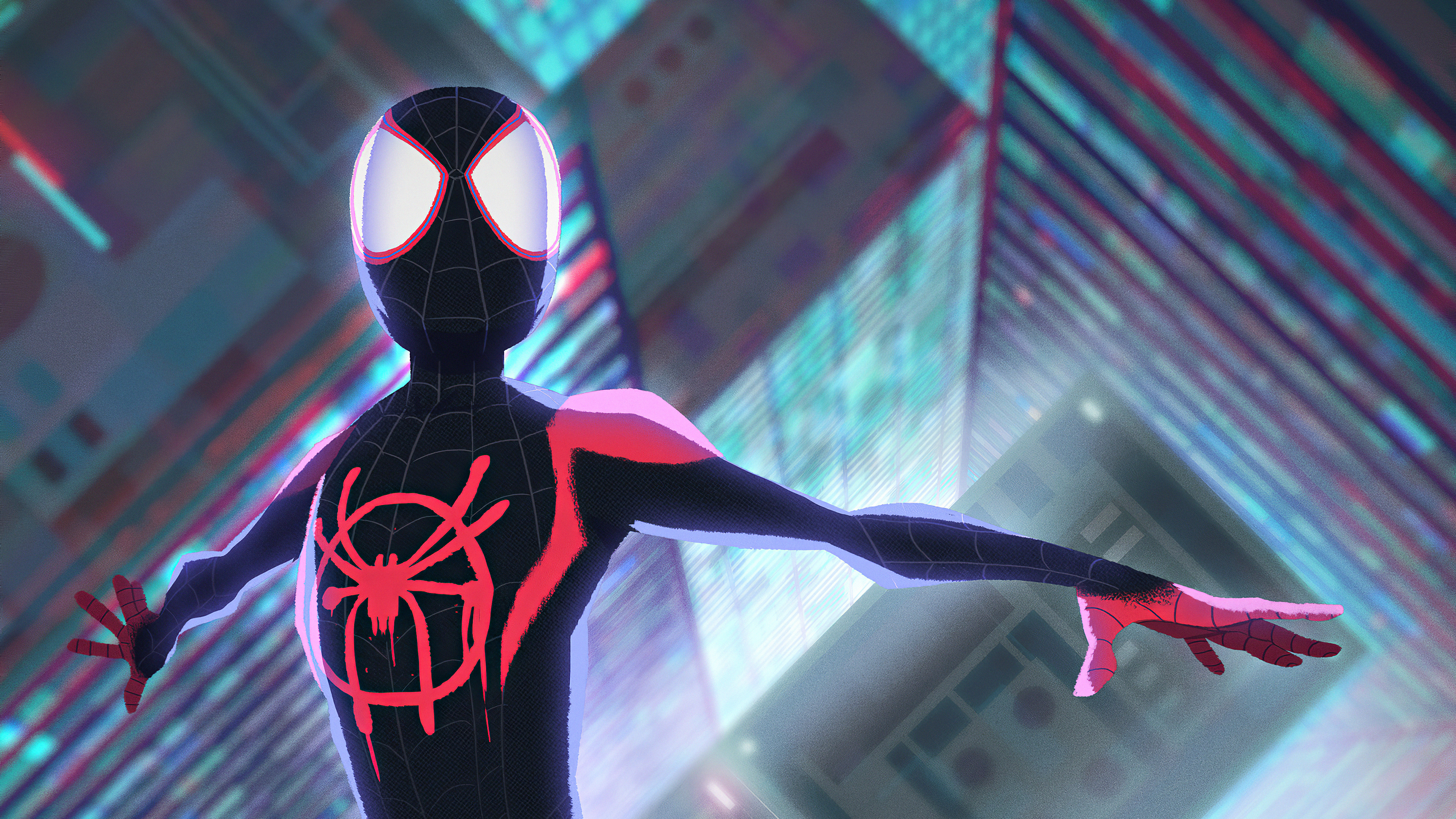 Spider Man Artwork - Desenho Homem Aranha Miles Morales , HD Wallpaper & Backgrounds