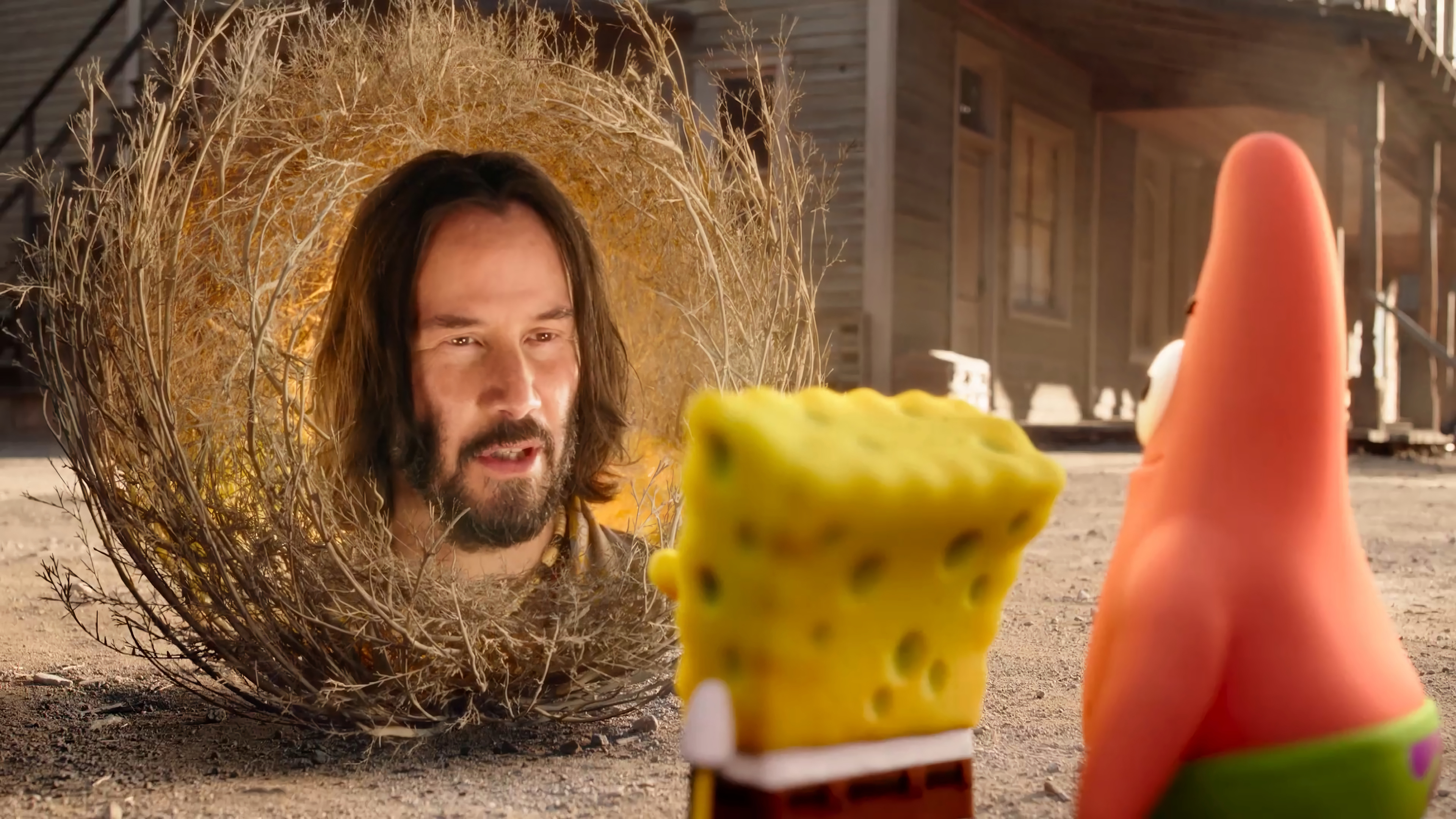 Keanu Reeves Spongebob , HD Wallpaper & Backgrounds