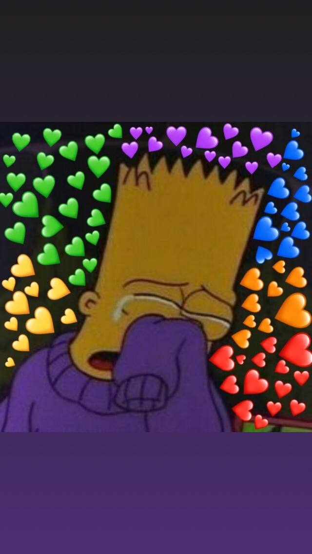Simpsons Wallpaper Sad Fileimages - Bart Simpson Mood Sad , HD Wallpaper & Backgrounds