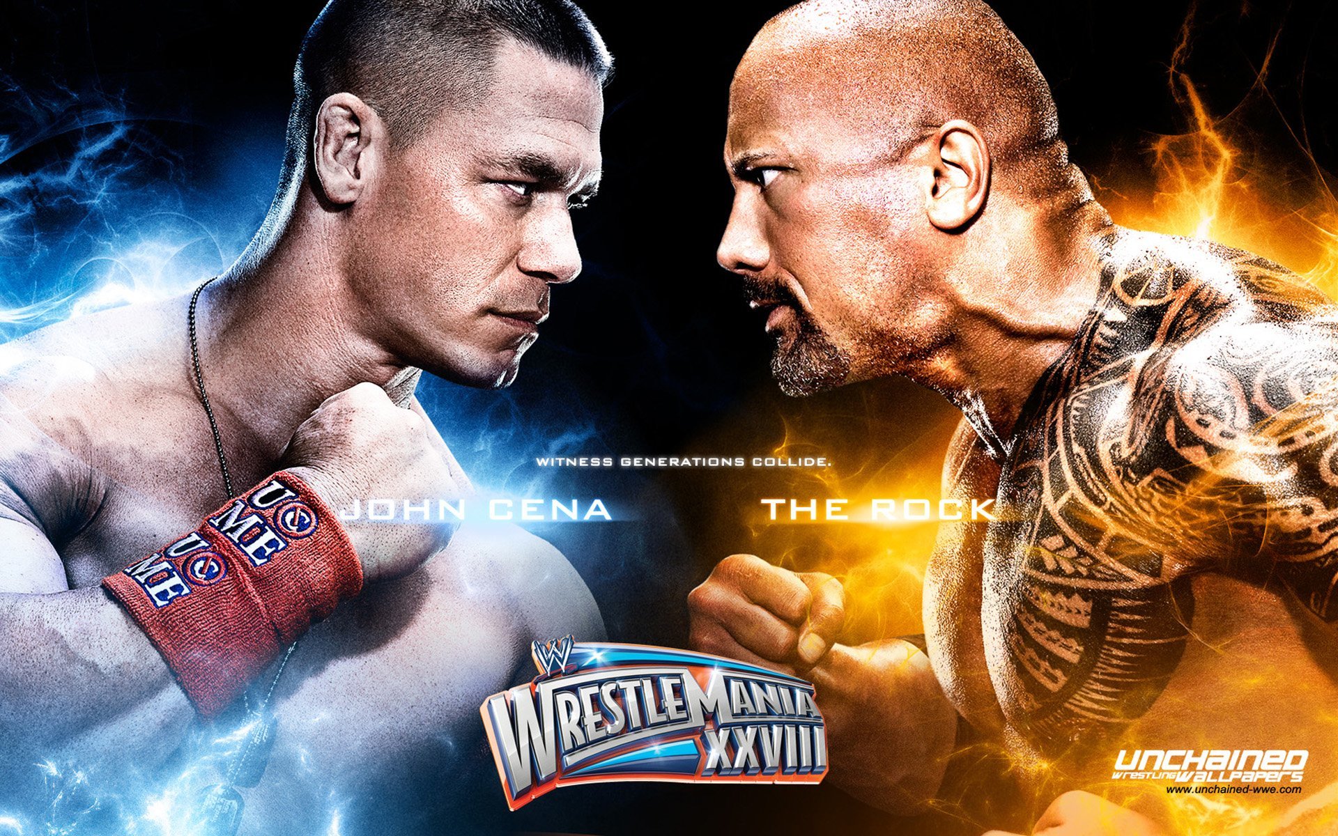 Free John Cena High Quality Wallpaper Id - Vs John Cena Wrestlemania 28 , HD Wallpaper & Backgrounds