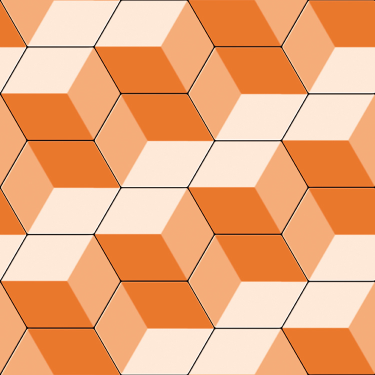 Modern Design Geometric Wallpaper 3d Abstract 3d Wall - Geometric Wallpaper Orange , HD Wallpaper & Backgrounds