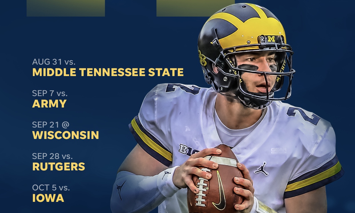 Michigan Wolverine Football Schedule (2439677) HD Wallpaper