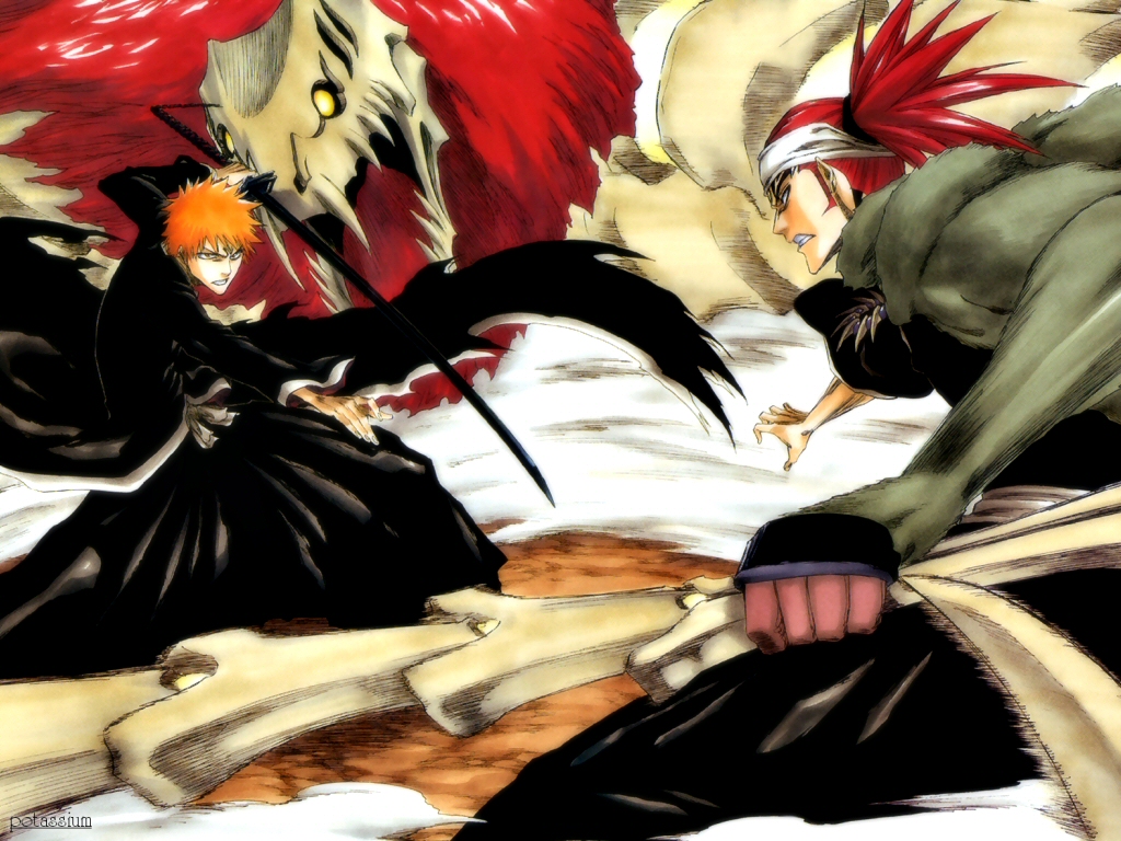 Ichigo Vs Renji Bankai , HD Wallpaper & Backgrounds