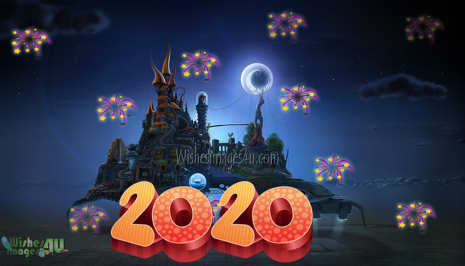 Happy New Year 2020 Desktop 3d Wallpapers - Happy New Year 2020 3d Wallpaper Hd , HD Wallpaper & Backgrounds