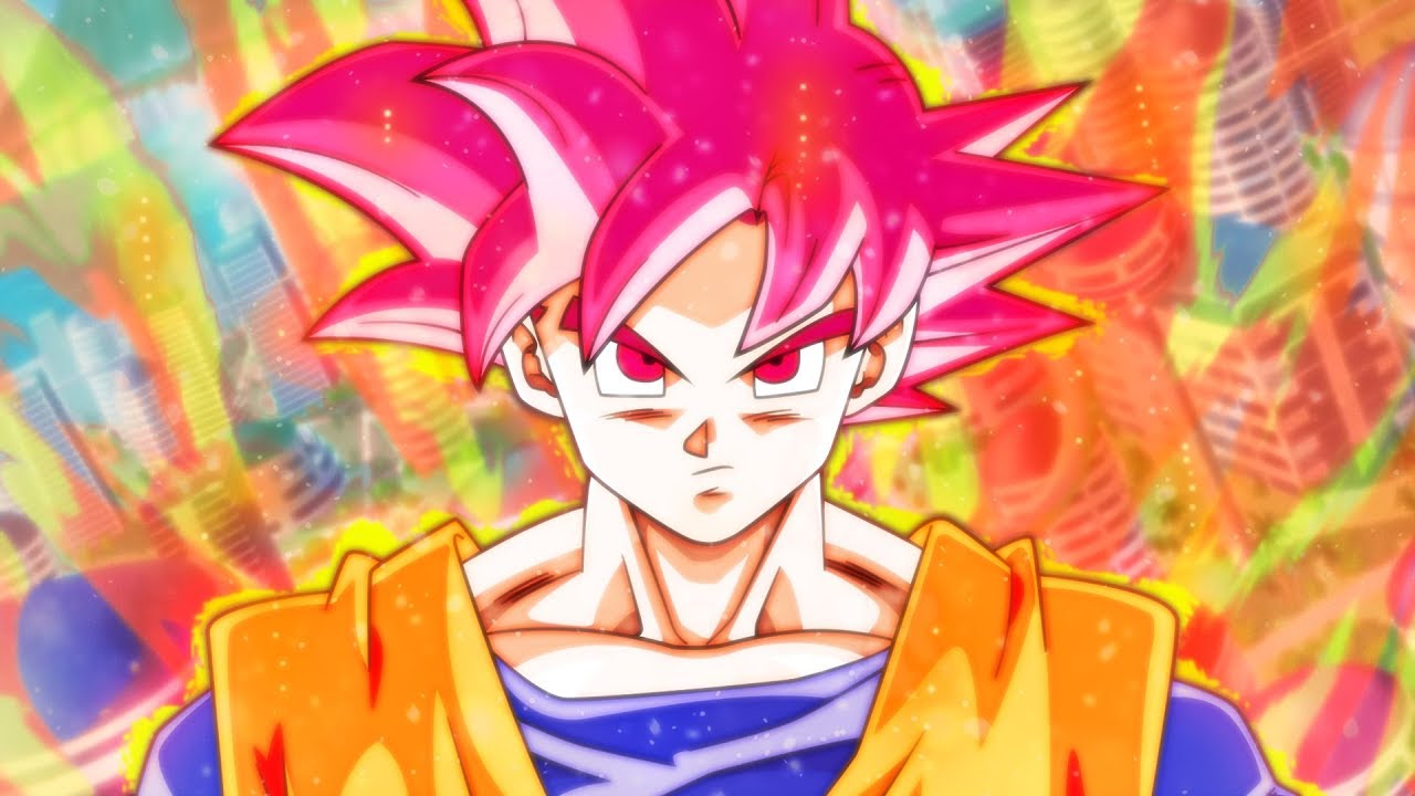 Goku Super Saiyan God Background , HD Wallpaper & Backgrounds