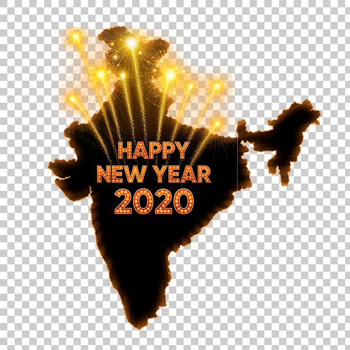 New Year Wallpaper Png Image Free Download Searchpng - Happy New Year 2020 India , HD Wallpaper & Backgrounds