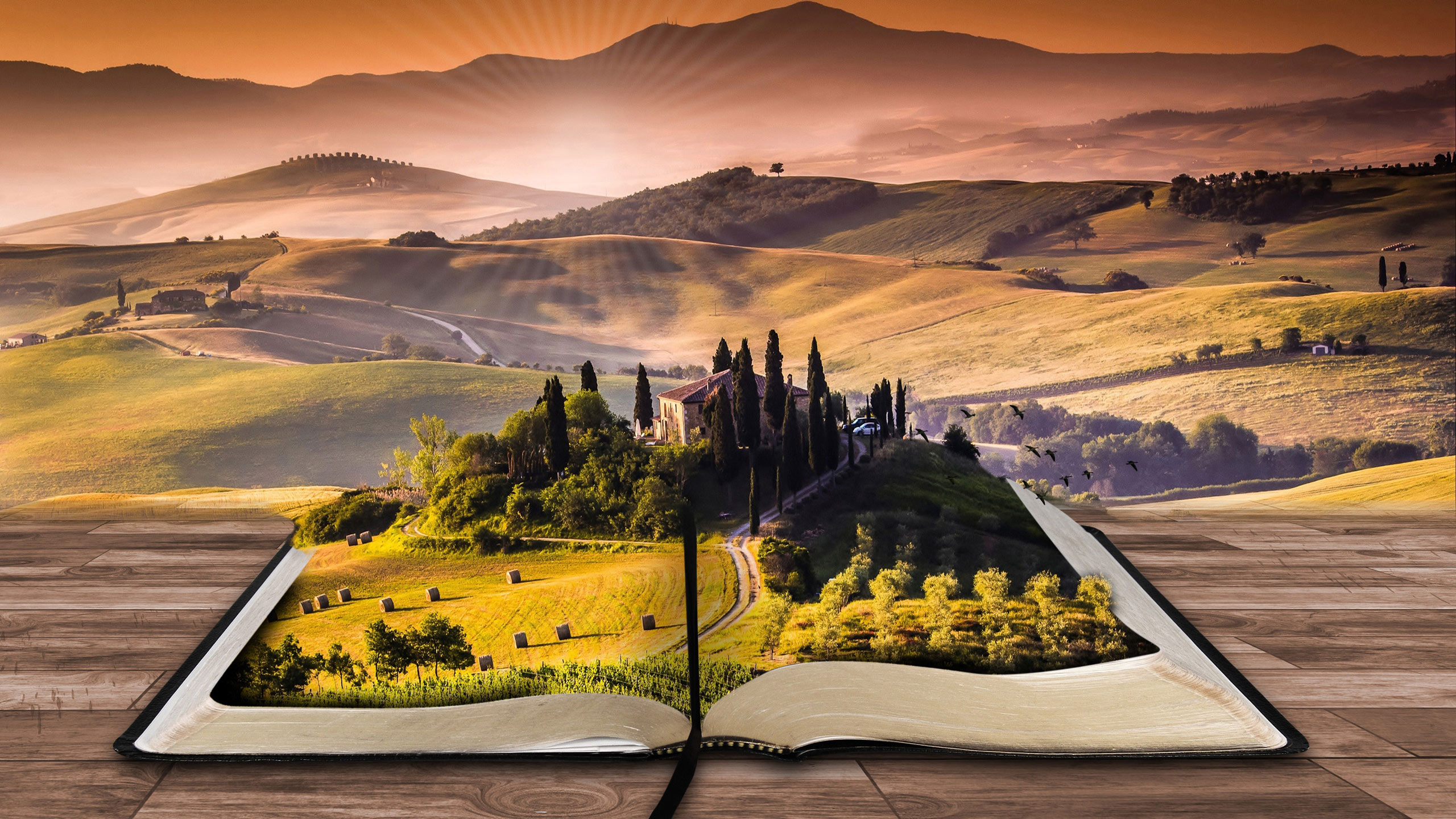 Free Fantasy Book Artwork, Fantasy Computer Desktop - Books Background Hd Fantasy , HD Wallpaper & Backgrounds