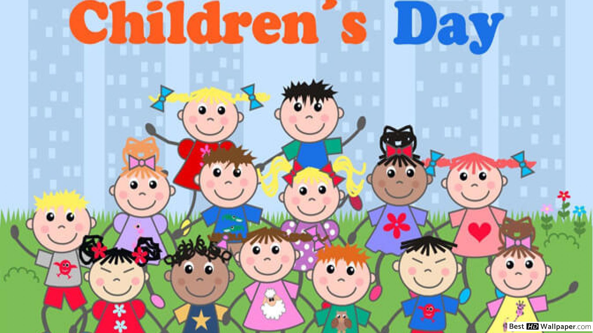 Happy Children Day Pics Download , HD Wallpaper & Backgrounds
