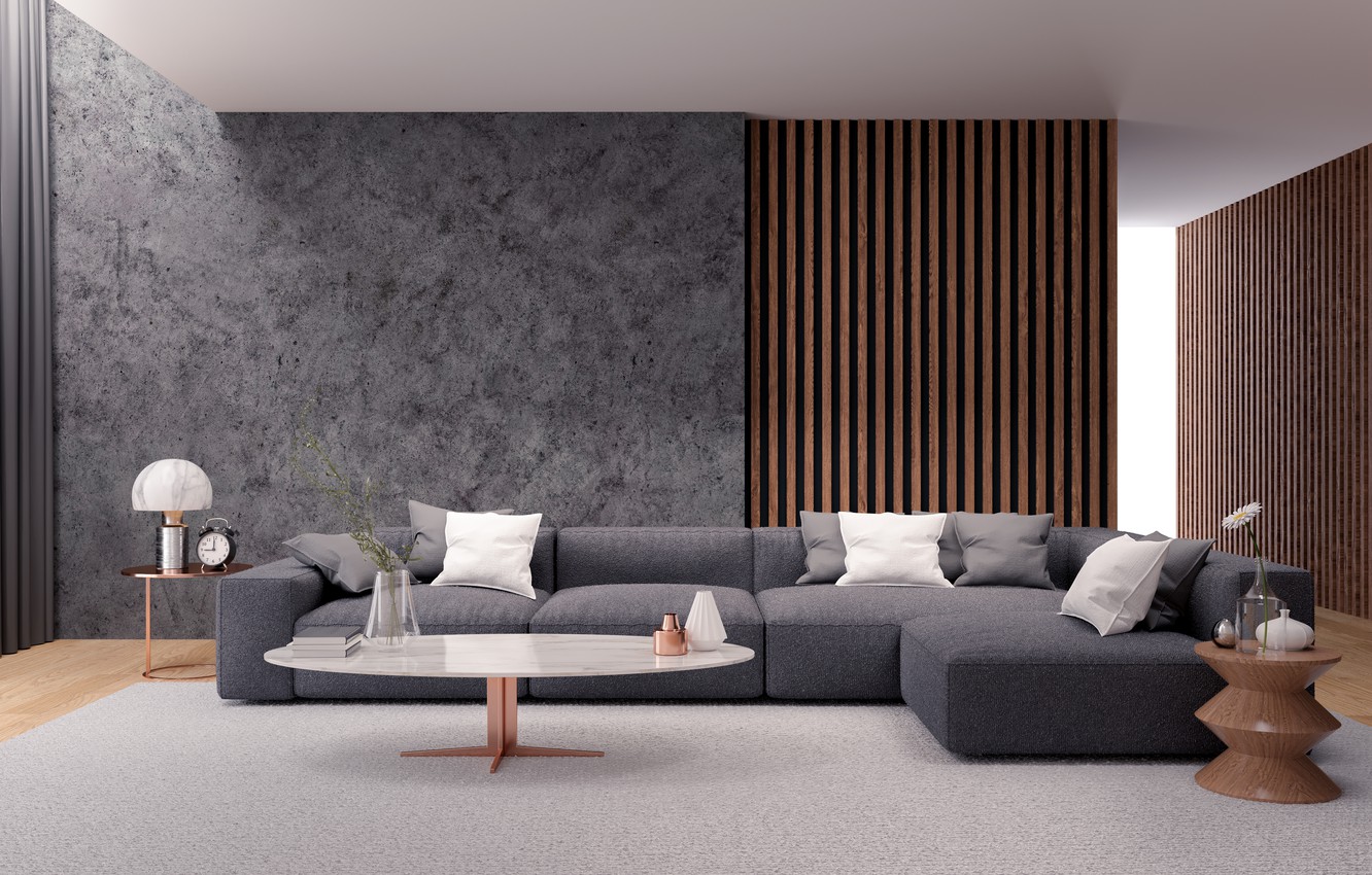 Photo Wallpaper Room, Sofa, Furniture, Modern, Living - Modern Luxury Living Room Interior , HD Wallpaper & Backgrounds