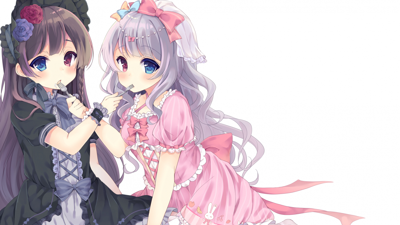 Girls Dresess Cute Anime Wallpaper Hd , HD Wallpaper & Backgrounds