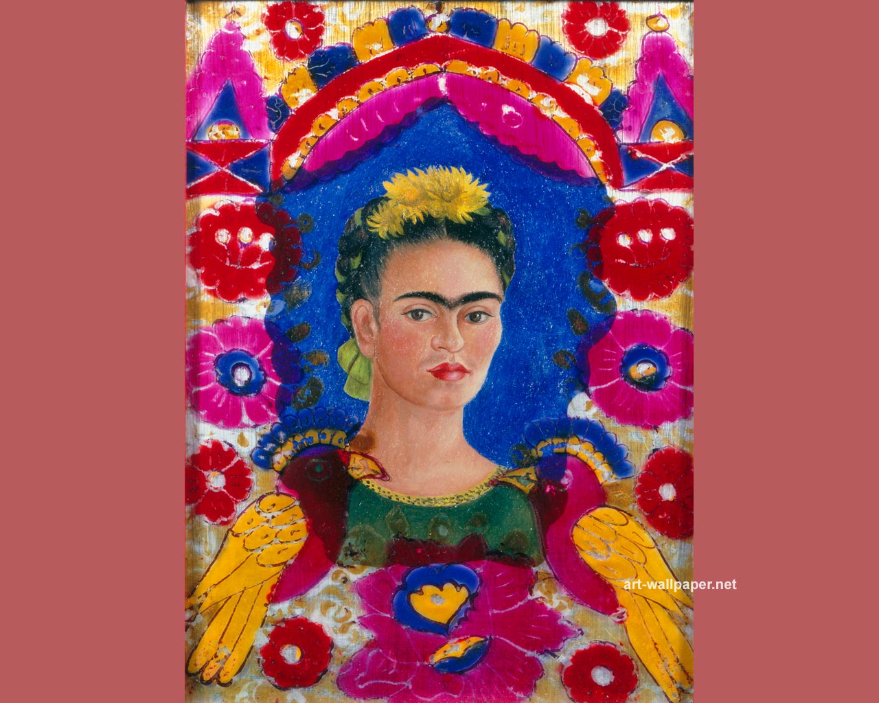 Frida Kahlo Self Portrait , HD Wallpaper & Backgrounds