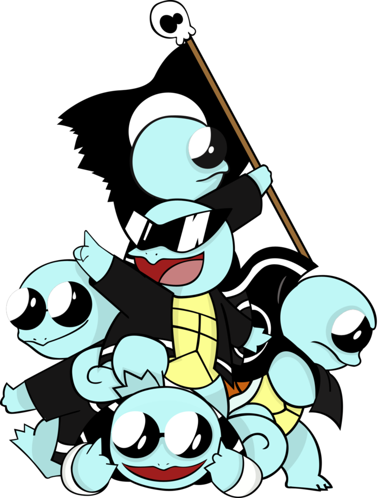 Thumb Image - Pokemon Squirtle Squad Png , HD Wallpaper & Backgrounds