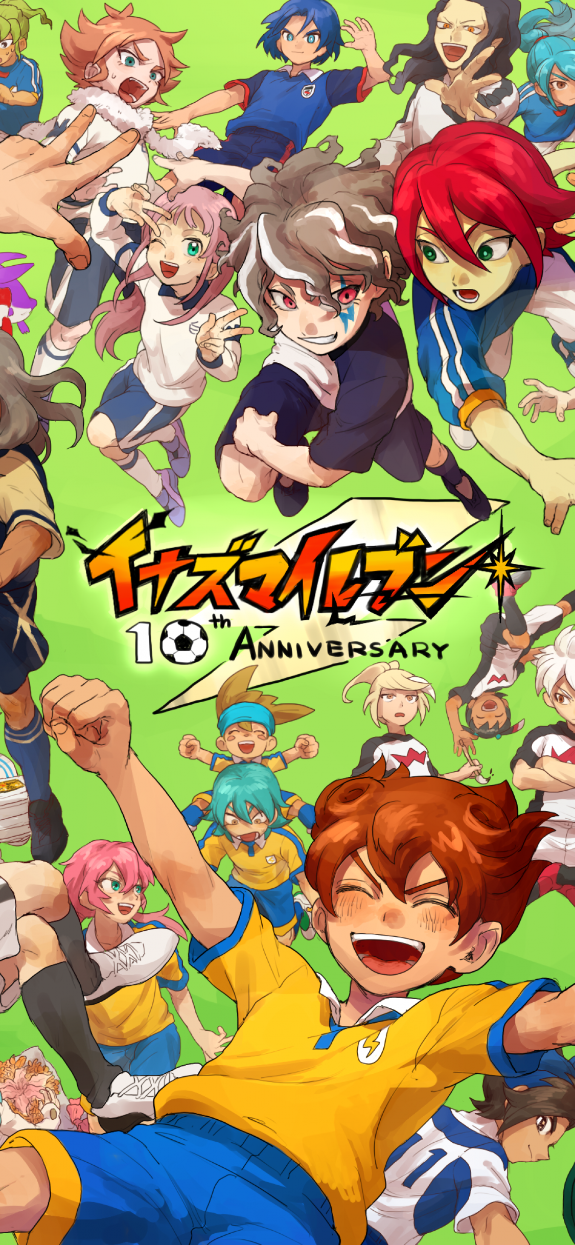 Inazuma Eleven Go, All Characters, Afuro Terumi, Midorikawa - Inazuma Eleven Wallpaper Iphone , HD Wallpaper & Backgrounds