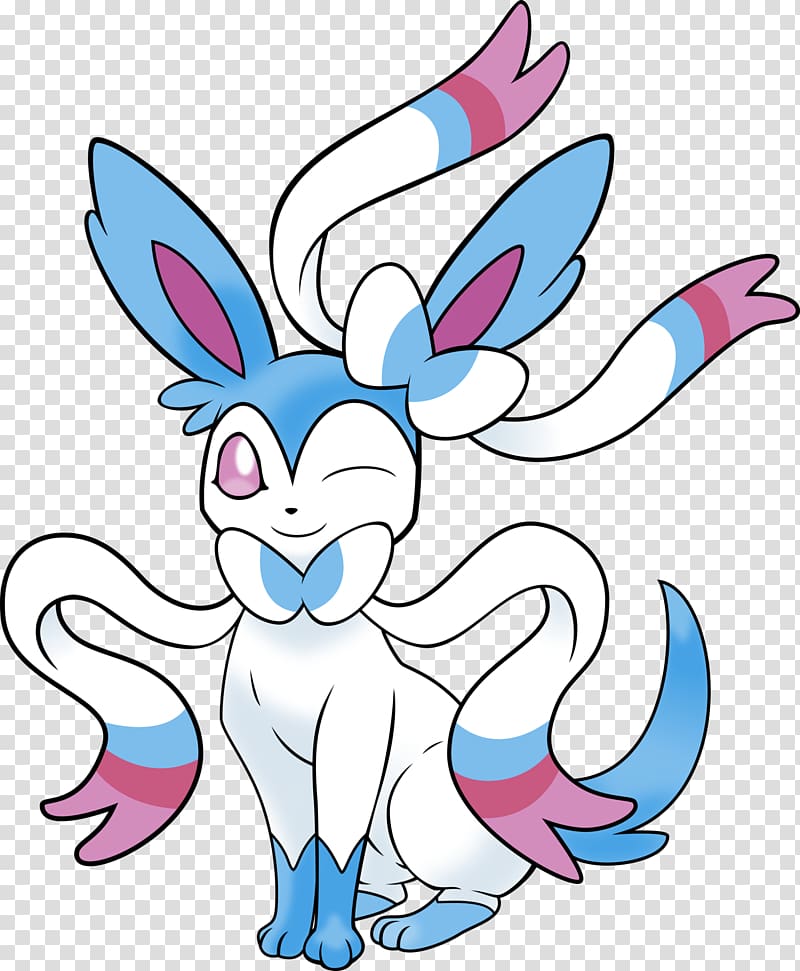 Sylveon Clipart Vector Freeuse Sylveon Pokémon Eevee - Sylveon Shiny Png , HD Wallpaper & Backgrounds