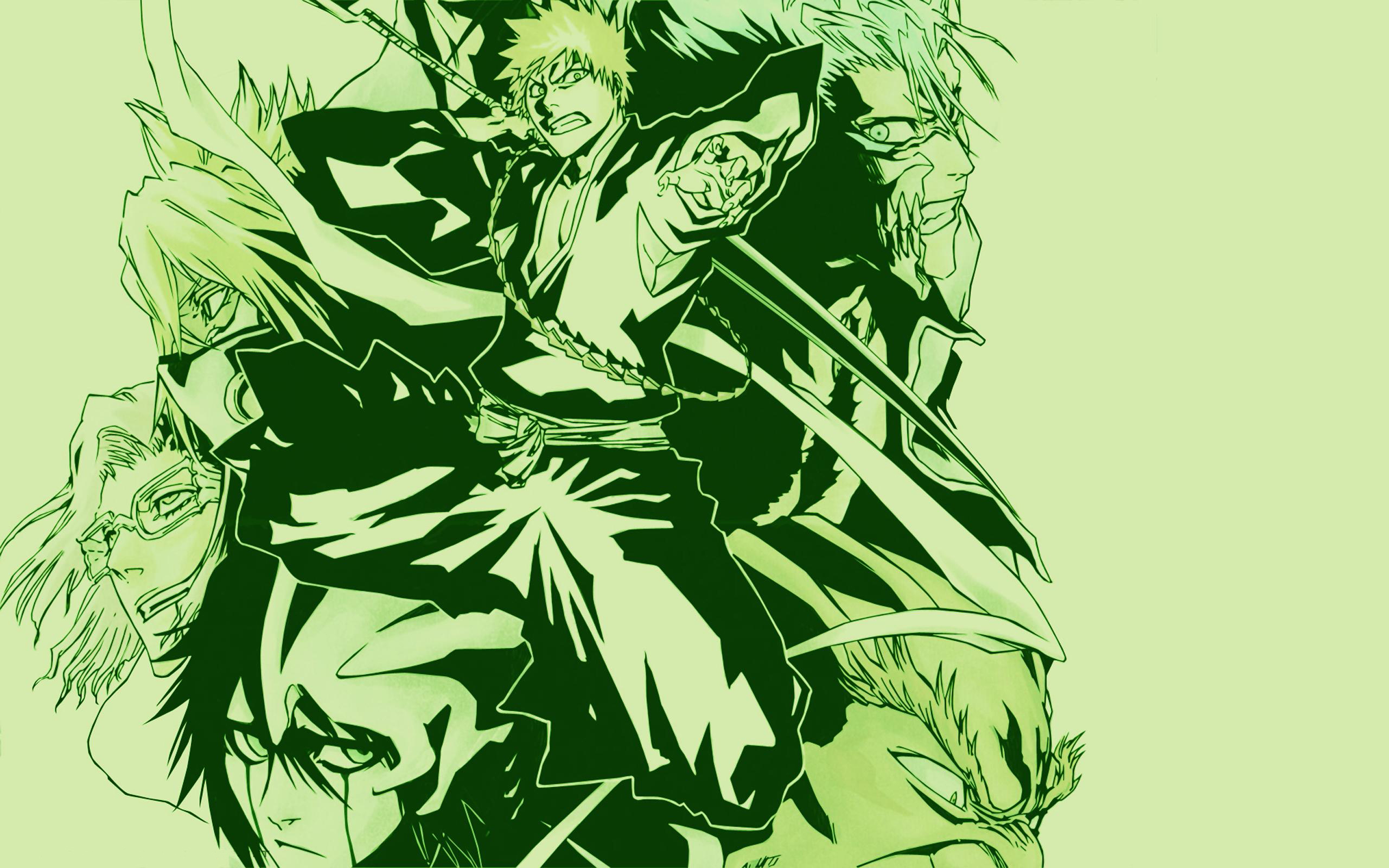 Anime Green Wallpaper Hd , HD Wallpaper & Backgrounds
