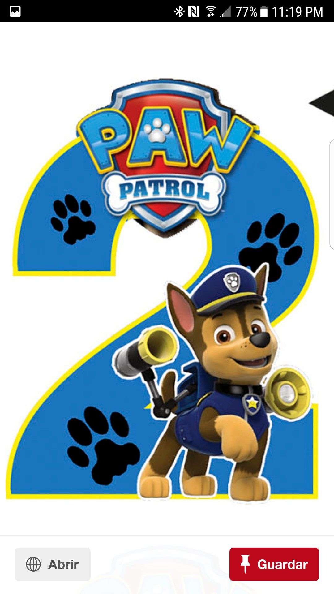 Paw Patrol Chase Wallpaper, Best Wallpaper, Images - Paw Patrol Cumpleaños 2años , HD Wallpaper & Backgrounds