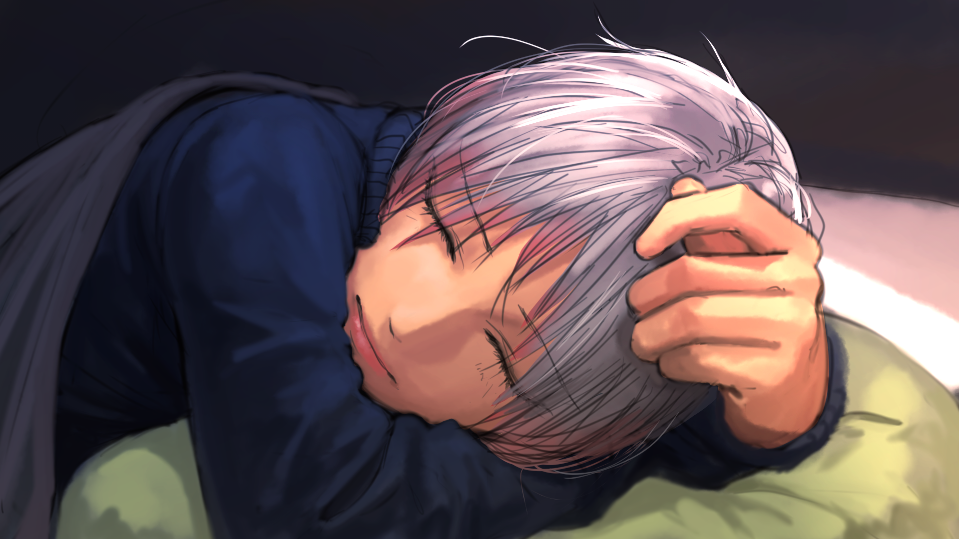 New Anime Sleep Boy , HD Wallpaper & Backgrounds