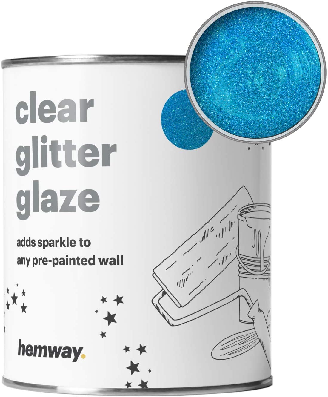 Clear Glitter Paint Glaze For Emulsion Wall Wallpaper - Eye Shadow , HD Wallpaper & Backgrounds