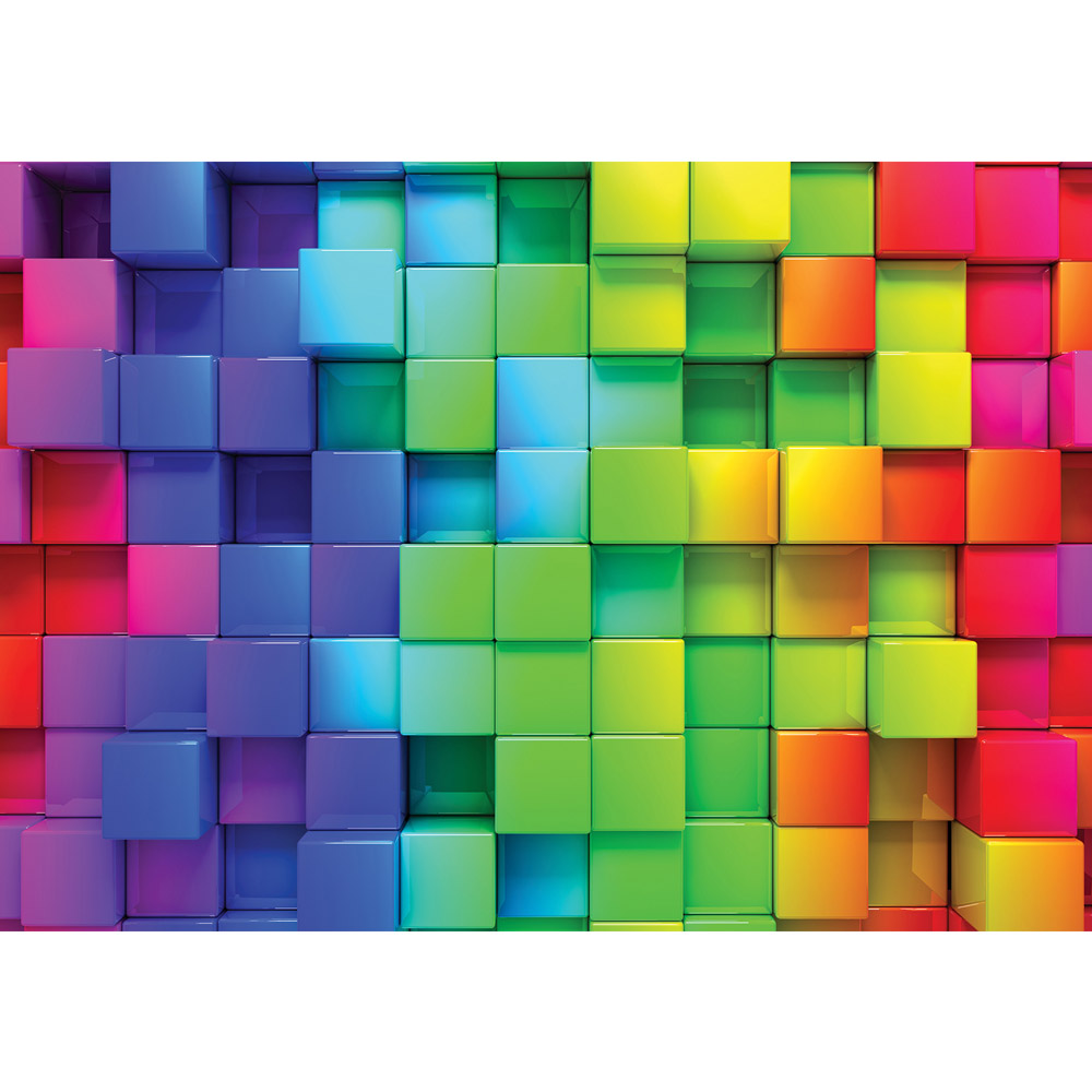 Rainbow Cube Background , HD Wallpaper & Backgrounds