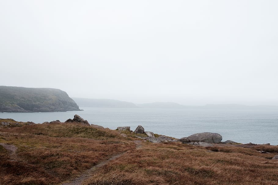 Canada, Cape Spear, Nf, Ocean, Fog, Eastern-most, Coast, - Sea , HD Wallpaper & Backgrounds