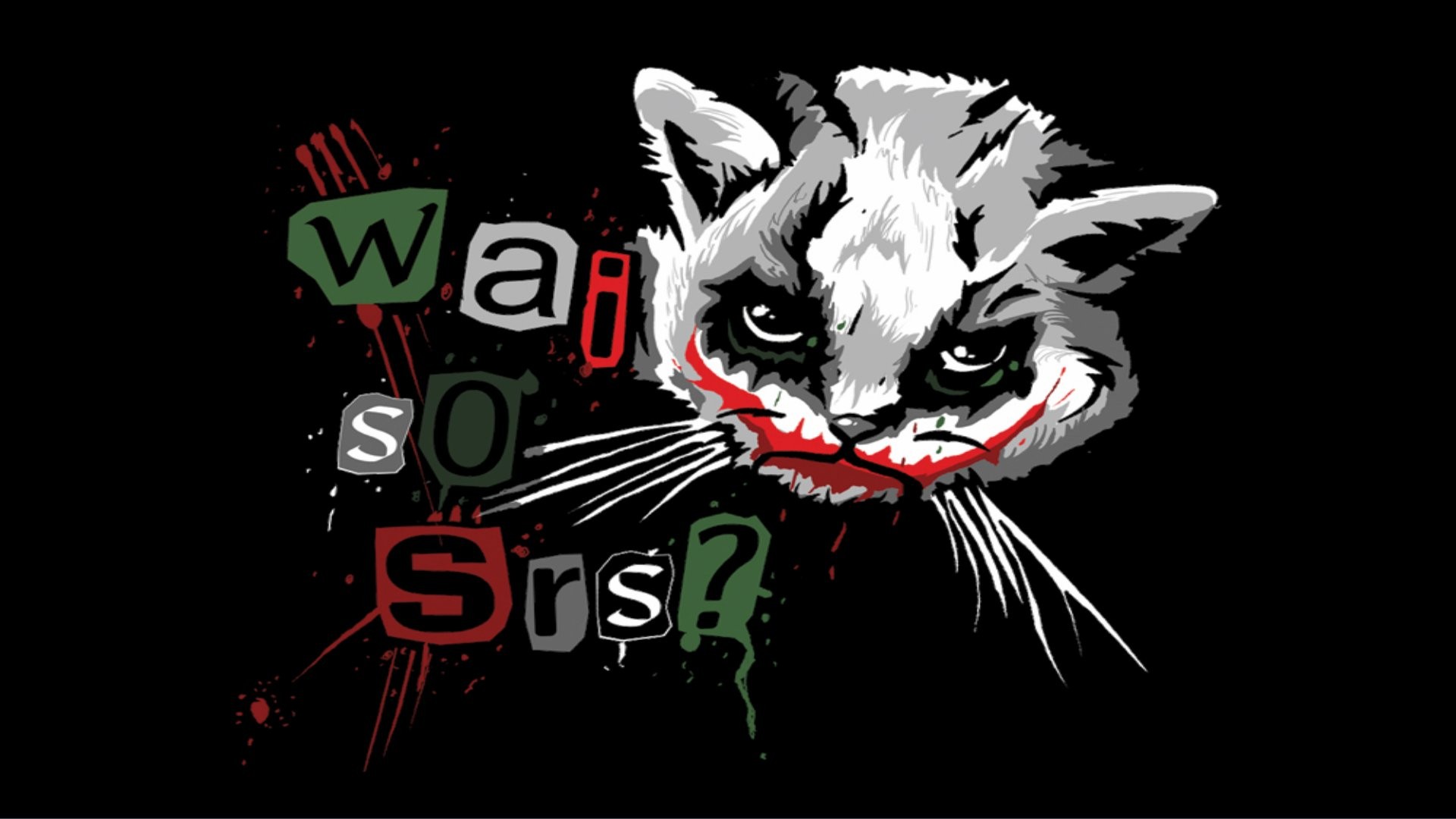 Cat Joker , HD Wallpaper & Backgrounds