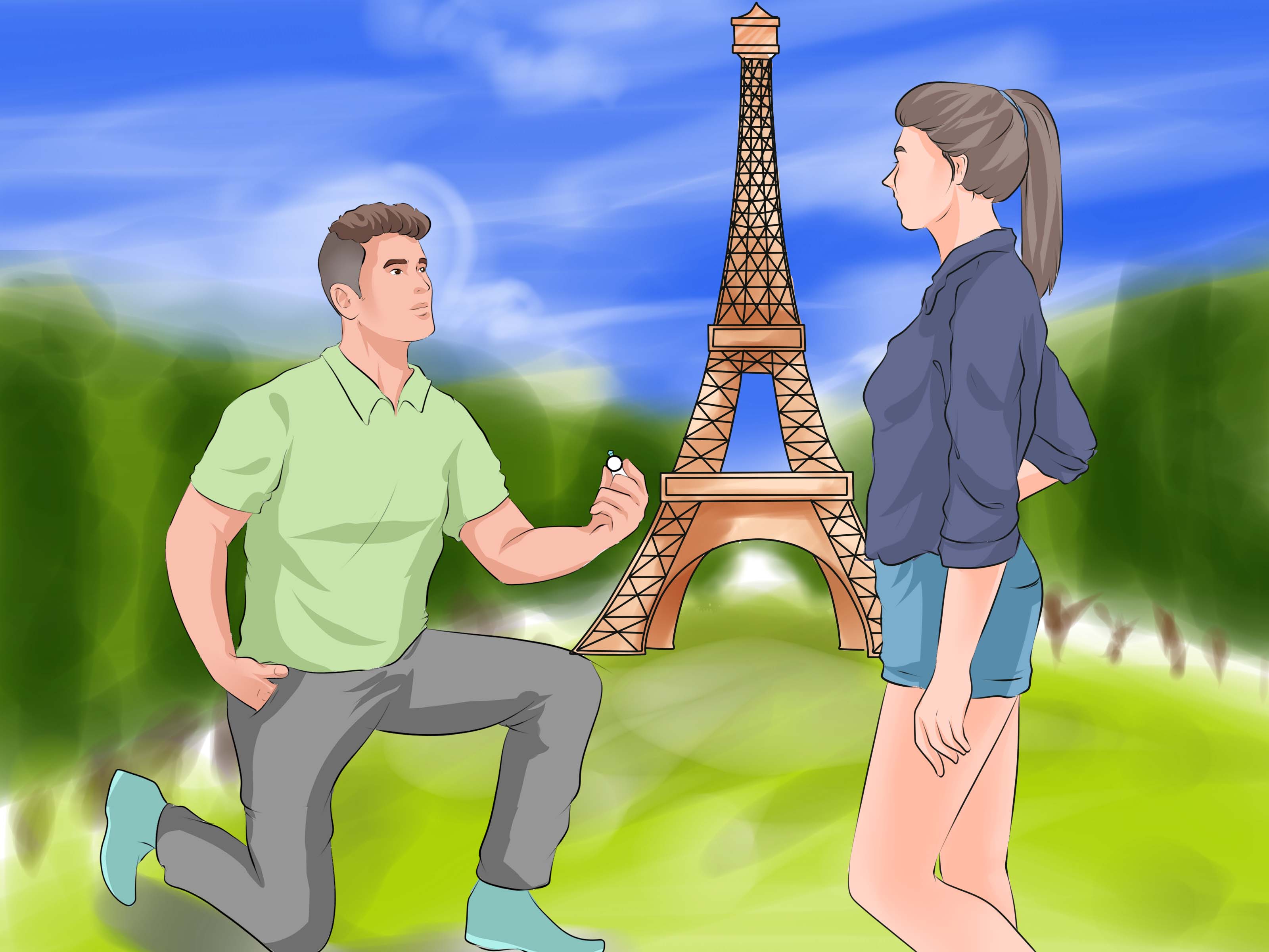 Image Titled Propose To A Woman Creatively Step - Propose Wikihow , HD Wallpaper & Backgrounds