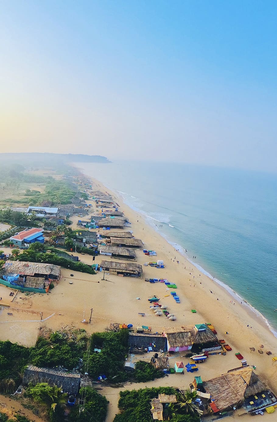 India, Calangute, 156, Goa, Droneshot, Trave, Beach, - Aerial Photography , HD Wallpaper & Backgrounds